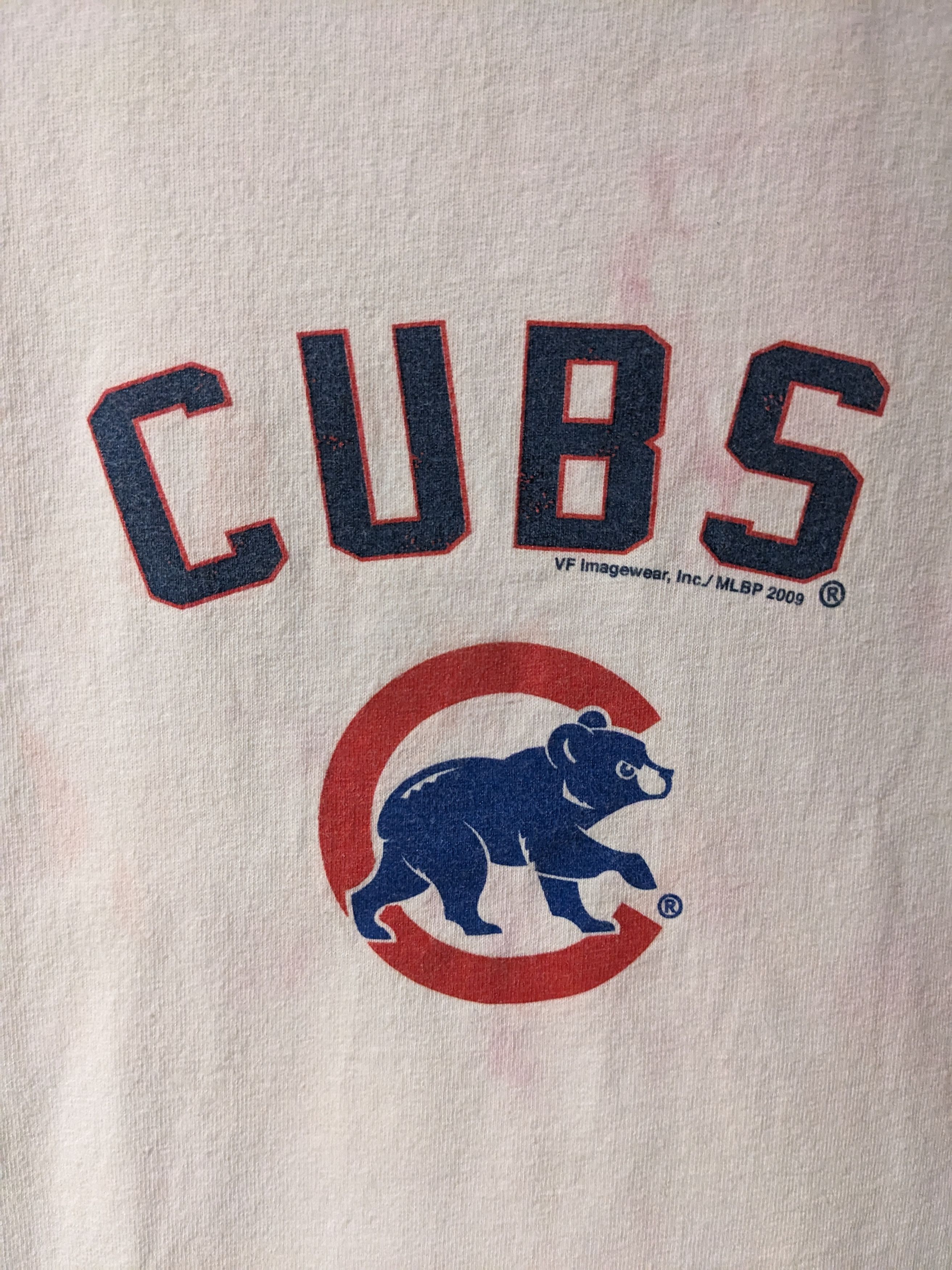 MLB × Vintage Vintage 2009 Chicago Cubs MLB Baseball Center Logo T-Shirt Size US XXL / EU 58 / 5 - 2 Thumbnail