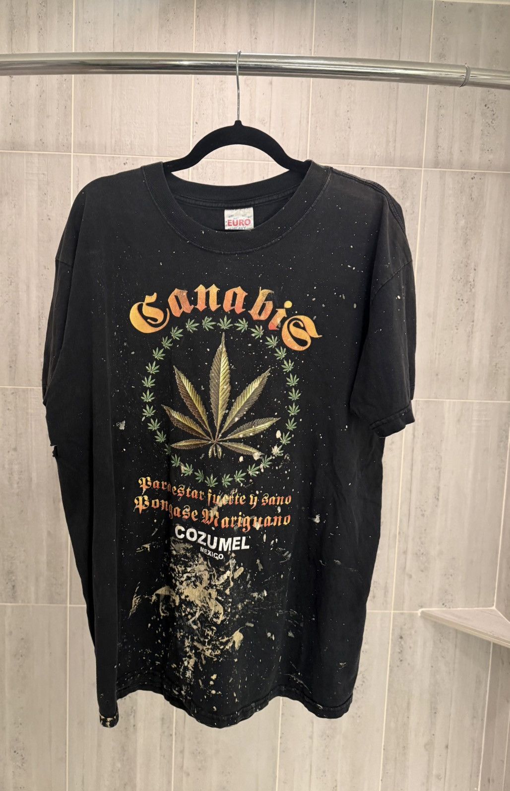 Super Rare Vintage 90s Cannabis Cozumel Mexico Tee