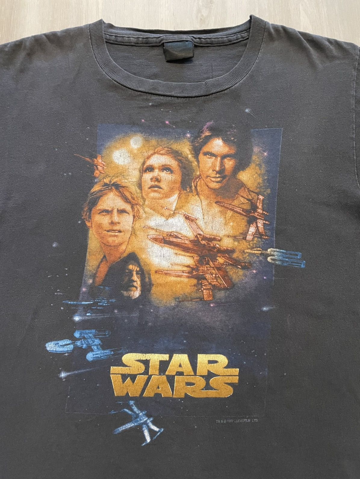 Star Wars Vtg Star Wars A New Hope Episode IV PromoChanges Tag Sz L Size US L / EU 52-54 / 3 - 2 Thumbnail