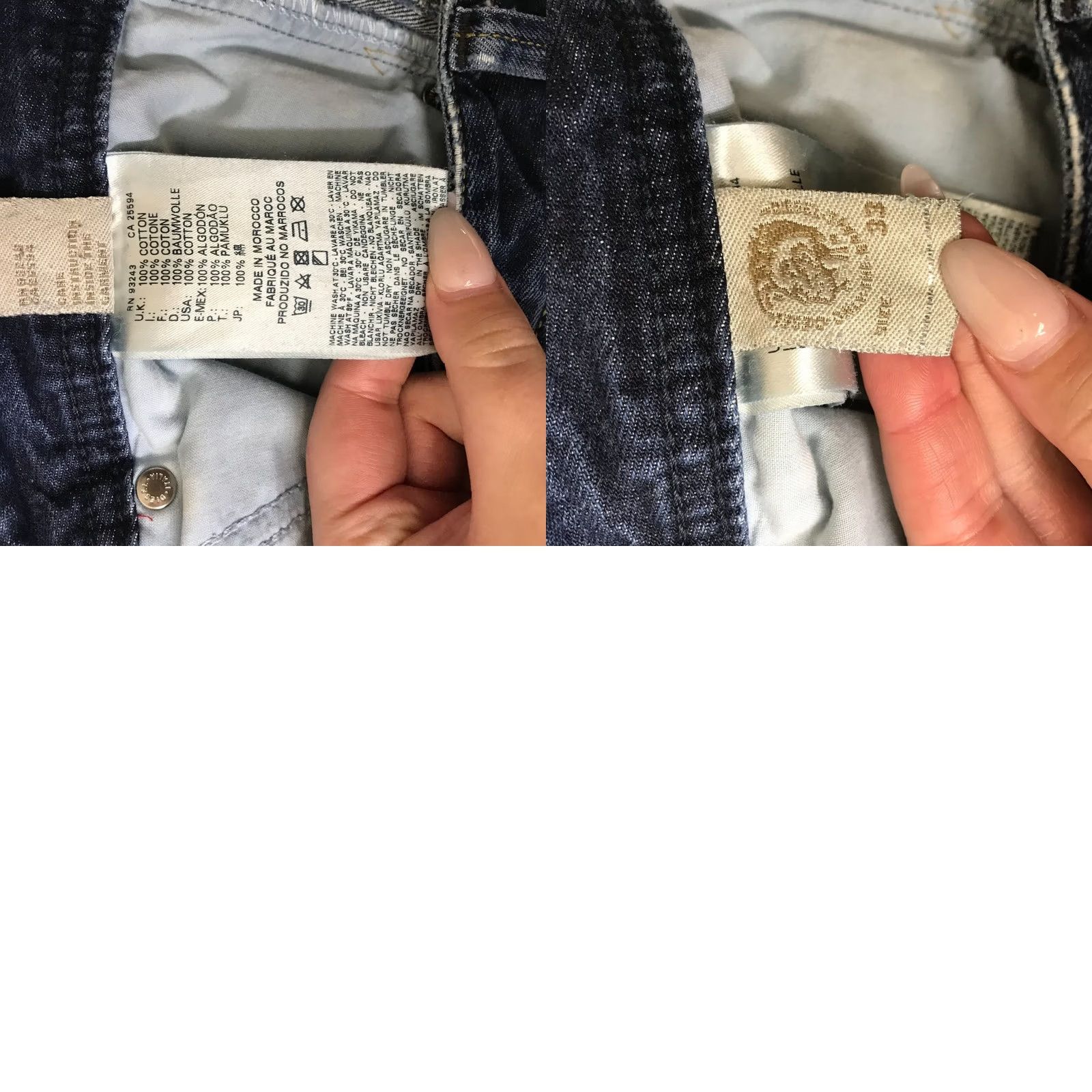 Diesel Diesel Mens Jeans Blue 33 X 32 Slim Tapered Darron Regular Fit Size US 33 - 8 Thumbnail