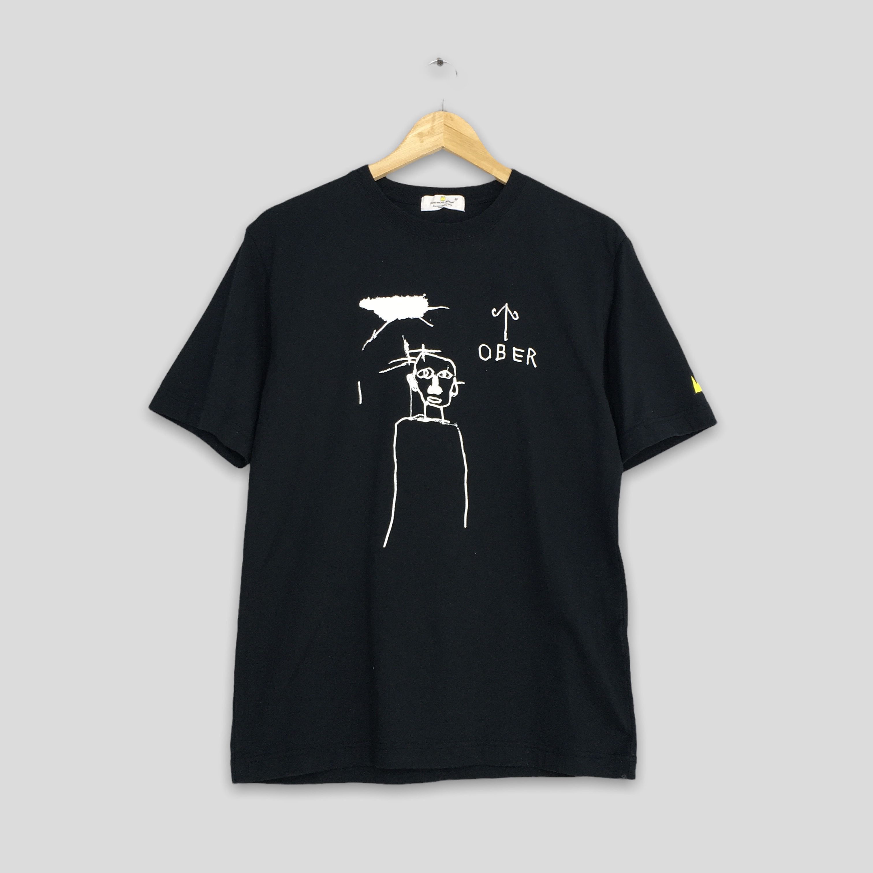 Jean-Michel Basquiat × Vintage Vintage Jean Michel Basquiat Ober Pop Art Artwork Tshirt M Size US M / EU 48-50 / 2 - 1 Thumbnail
