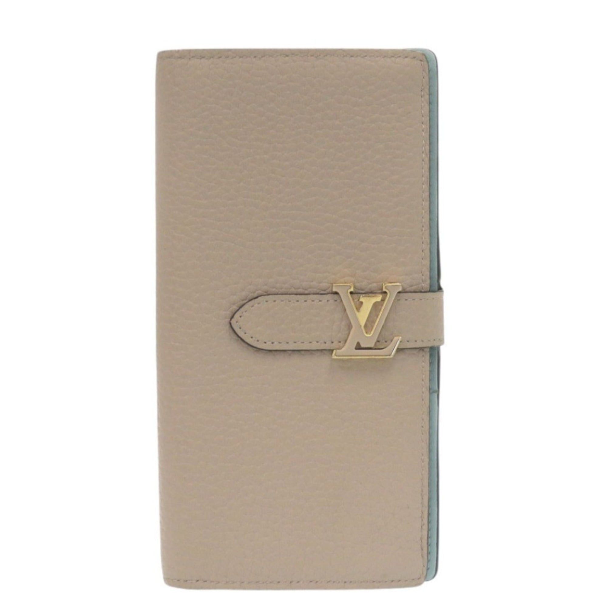 Louis Vuitton Louis Vuitton LV Vertical Wallet M81367, Taurillon Leather Galle Long Wallet, Beige, 1039 Size ONE SIZE - 1 Thumbnail