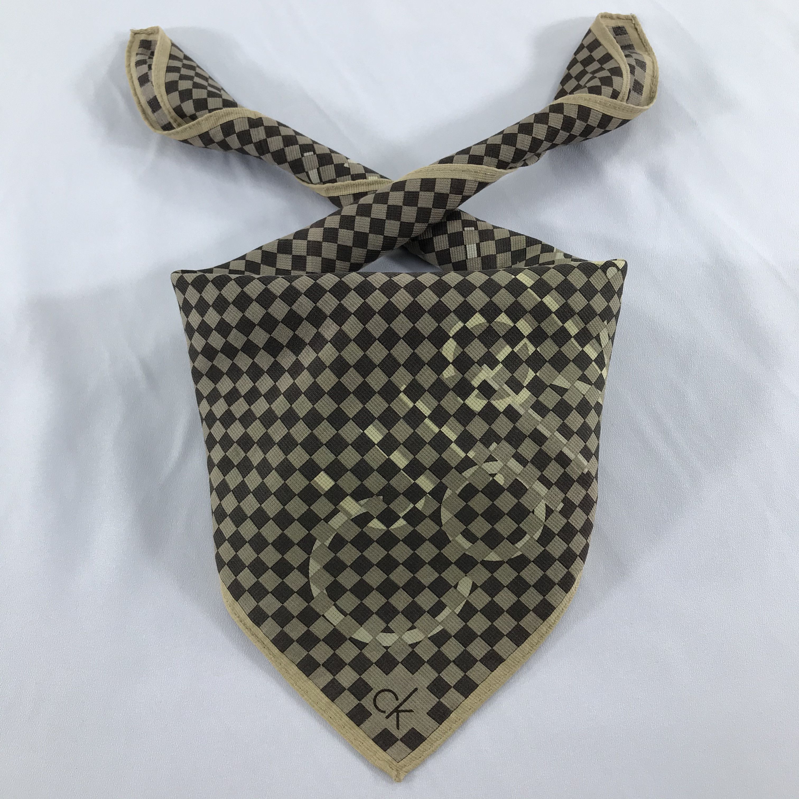Calvin Klein × Vintage Calvin Klein Bandana/ Handkerchief / Neckerchief Size ONE SIZE - 1 Thumbnail