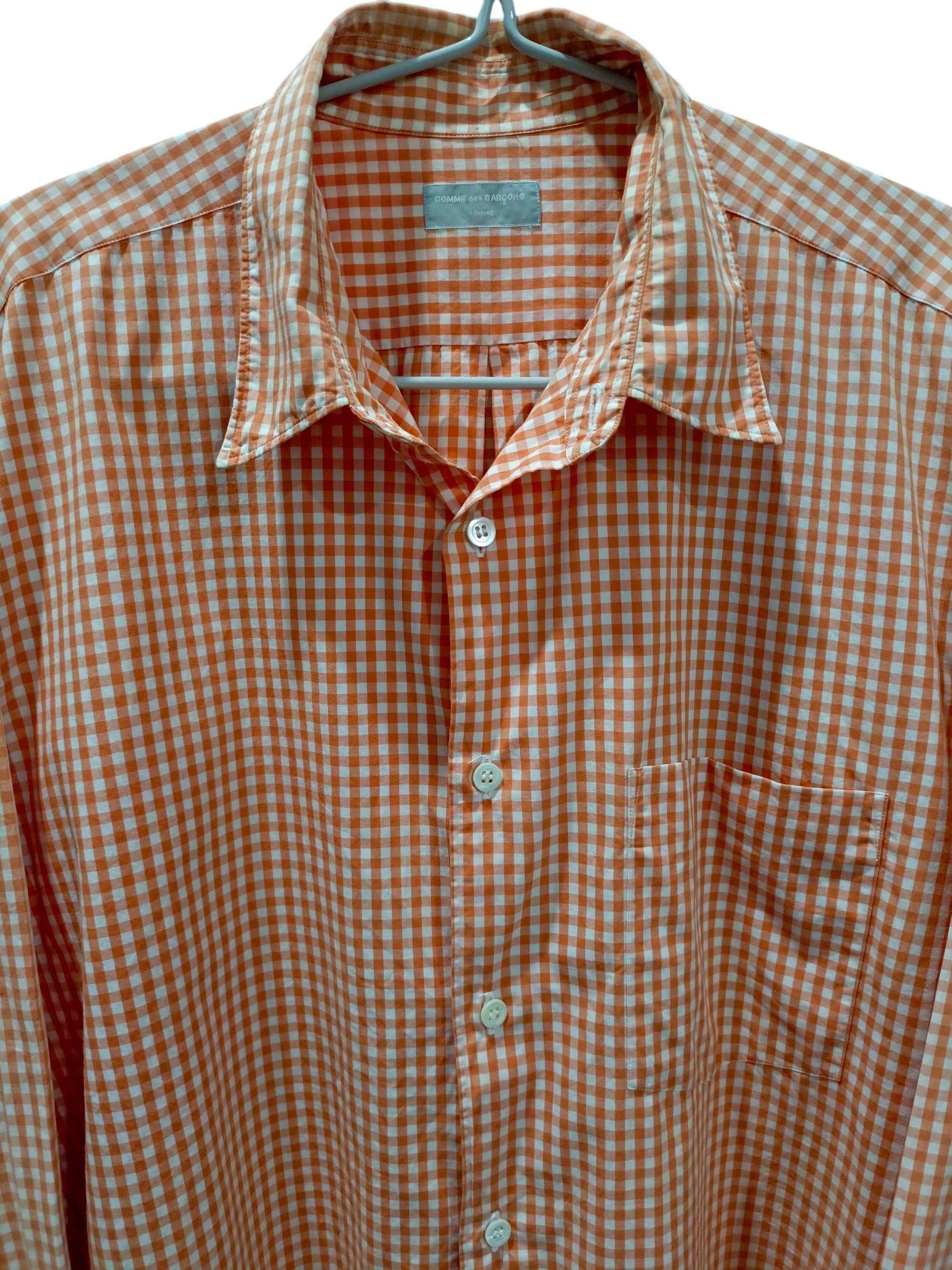 Comme des Garcons Homme CDGH Checked Button Up Shirt Size US L / EU 52-54 / 3 - 6 Thumbnail