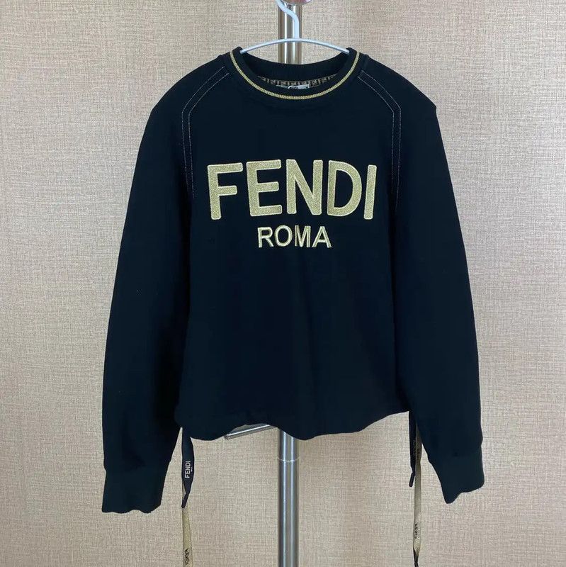 Fendi Fendi Black Women’s Sweatshirt 0089 Size XS / US 0-2 / IT 36-38 - 1 Thumbnail