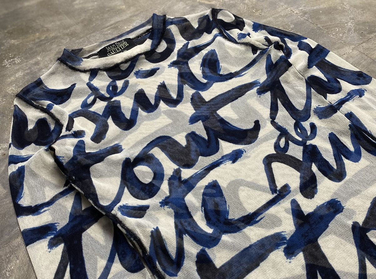 Jean Paul Gaultier AW01 “Toute de Suite” Mesh Shirt Size US M / EU 48-50 / 2 - 3 Thumbnail
