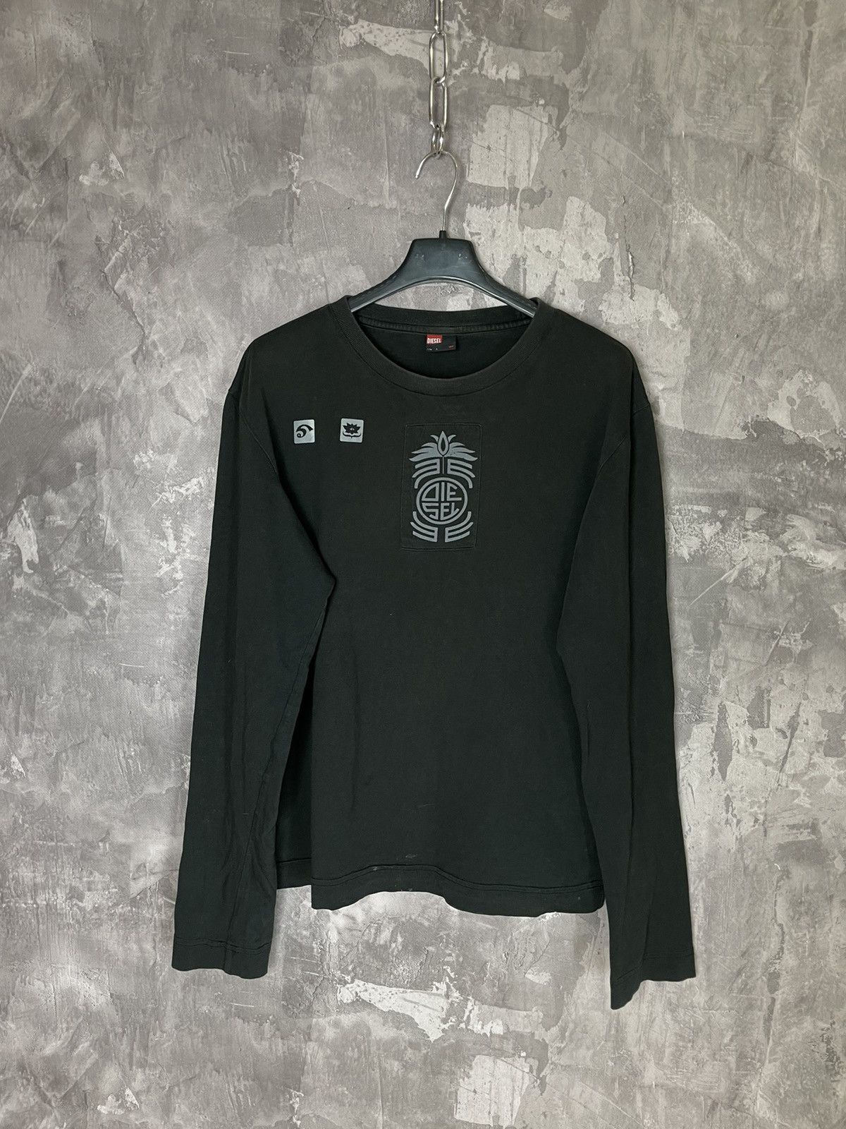 Diesel × Japanese Brand × Vintage Y2K Vintage Diesel Longsleeve T 