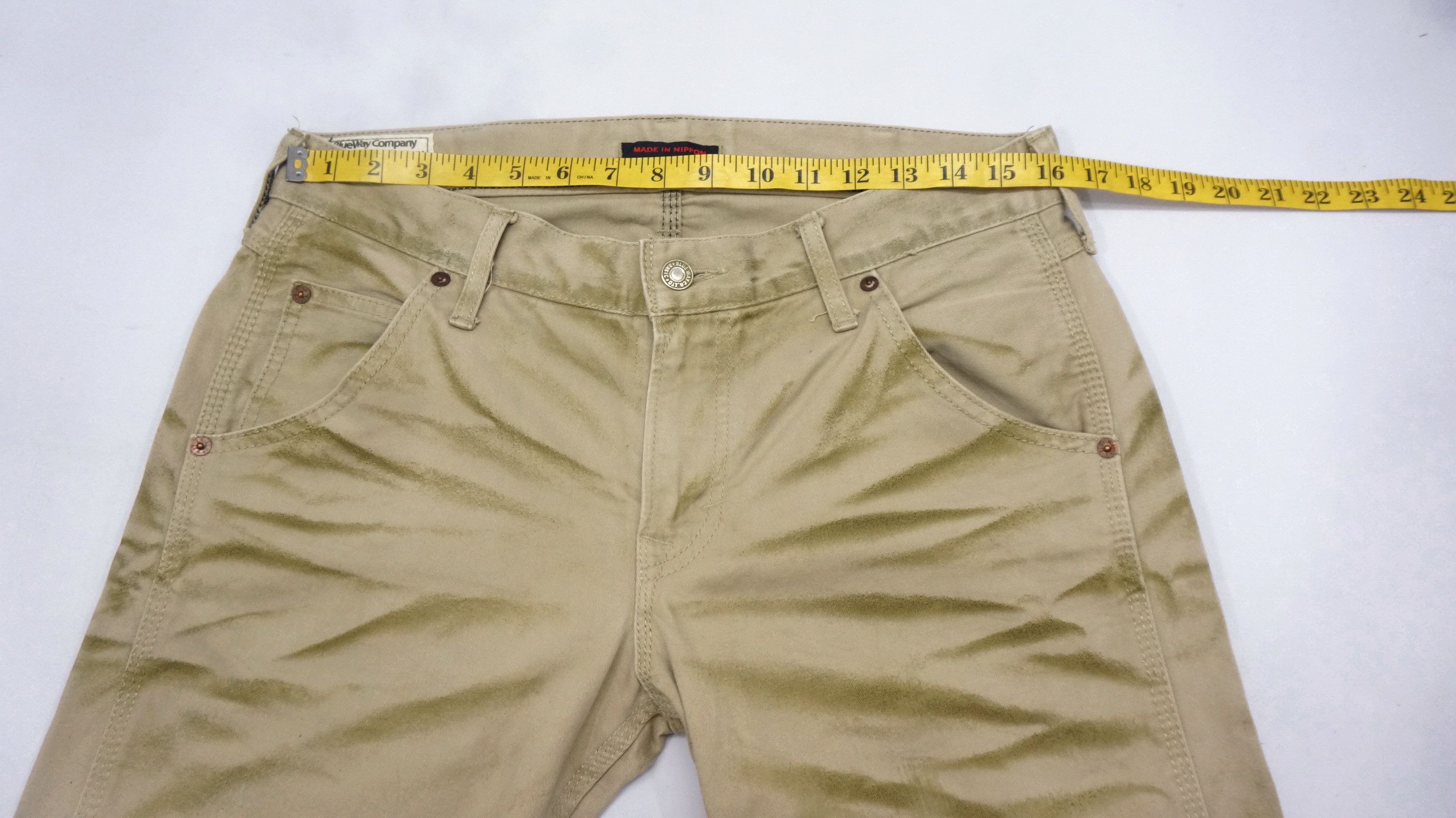 Japanese Brand 💥 Japan Blueway Made In Nippon Whisker Pants Size US 32 / EU 48 - 7 Thumbnail
