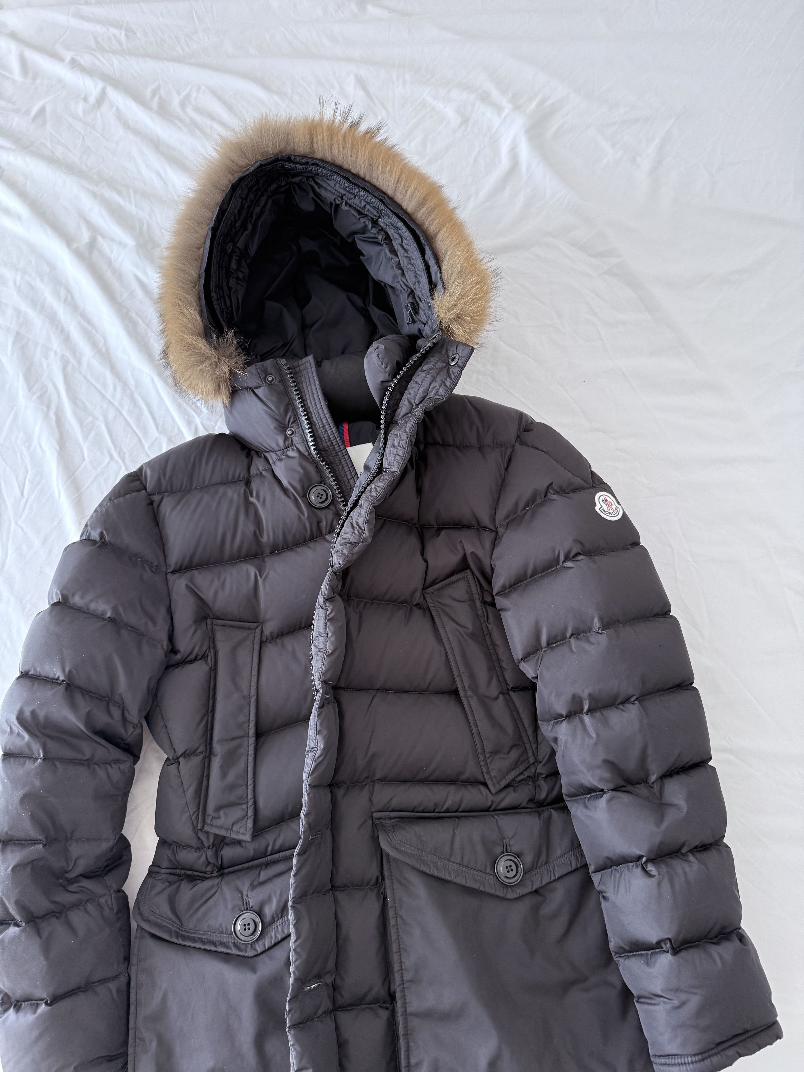 Moncler Moncler Cluny Fur Jacket Men Black L Size US L / EU 52-54 / 3 - 7 Thumbnail