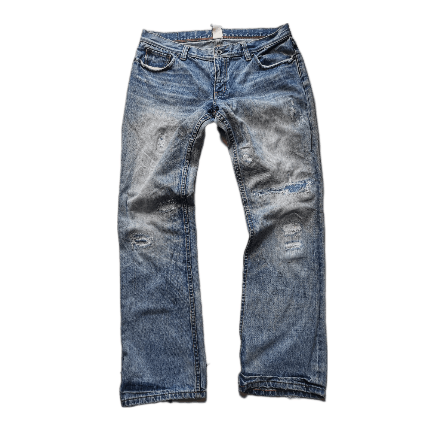 Polo Ralph Lauren Distressed Denim by Ralph Lauren Rugby Ripped Denim Size US 31 - 1 Thumbnail