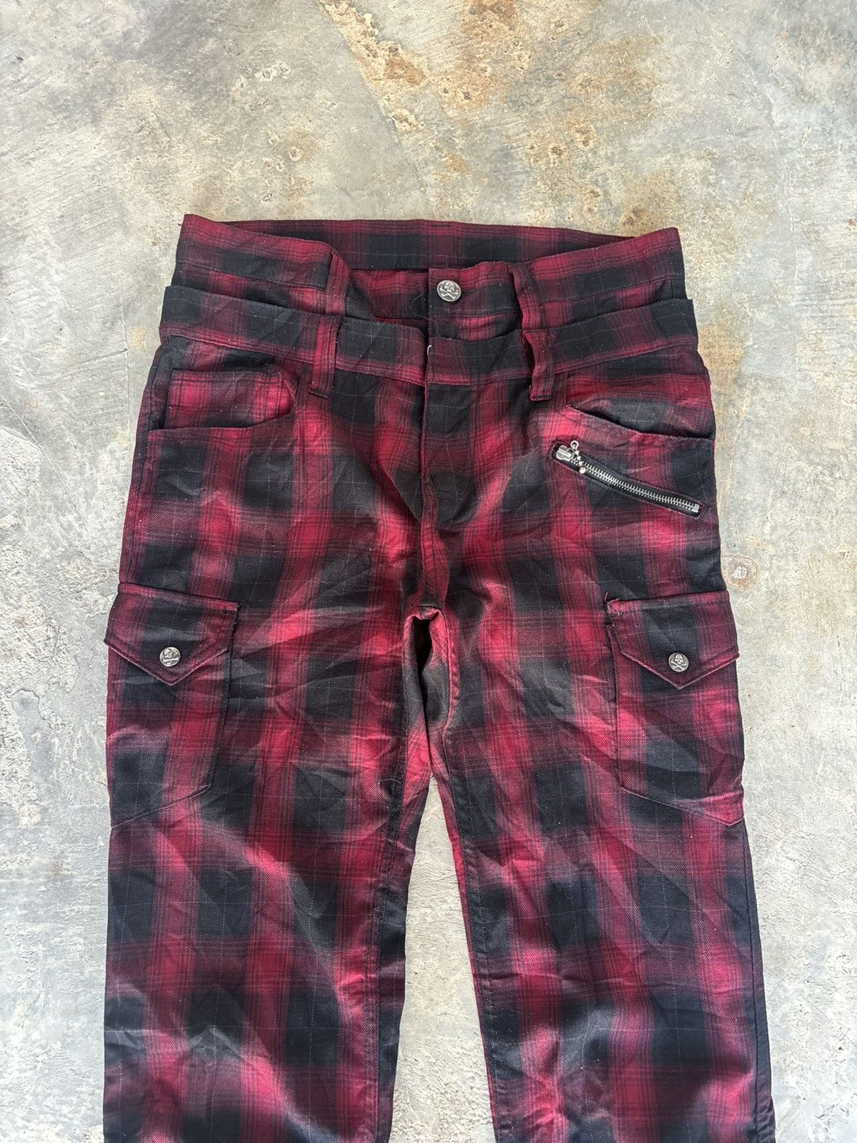 Hysteric Glamour Y2k Double Layer Double Focus Ifsixwasnine Punk Style Pants Size US 33 - 2 Thumbnail