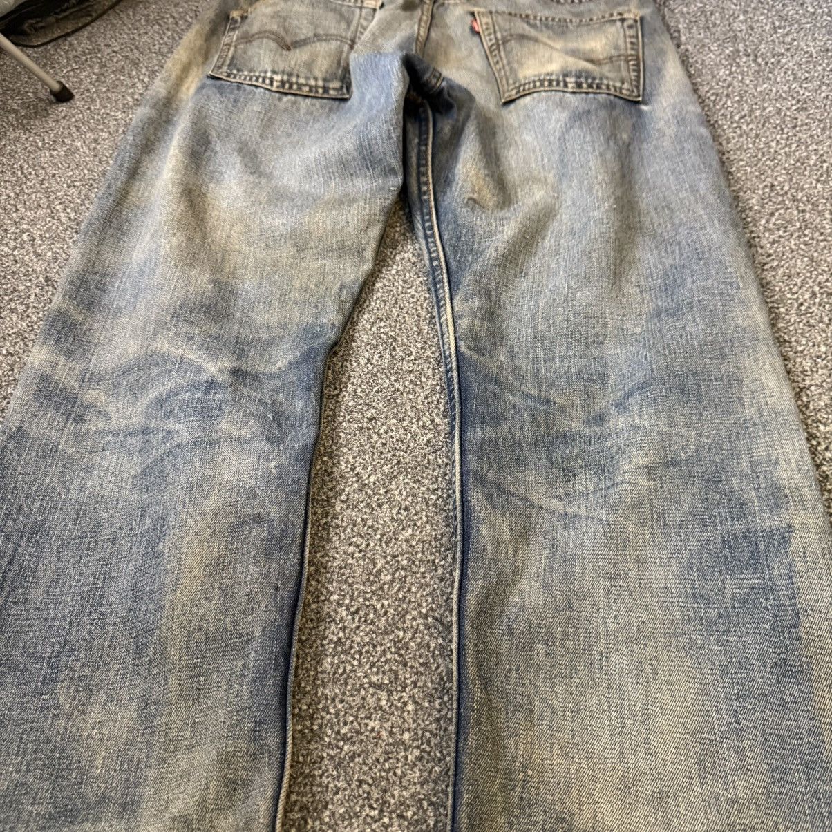 If Six Was Nine 🔥🇯🇵 Vintage Japanese Levis 505 Distressed Denim Size US 36 / EU 52 - 10 Thumbnail