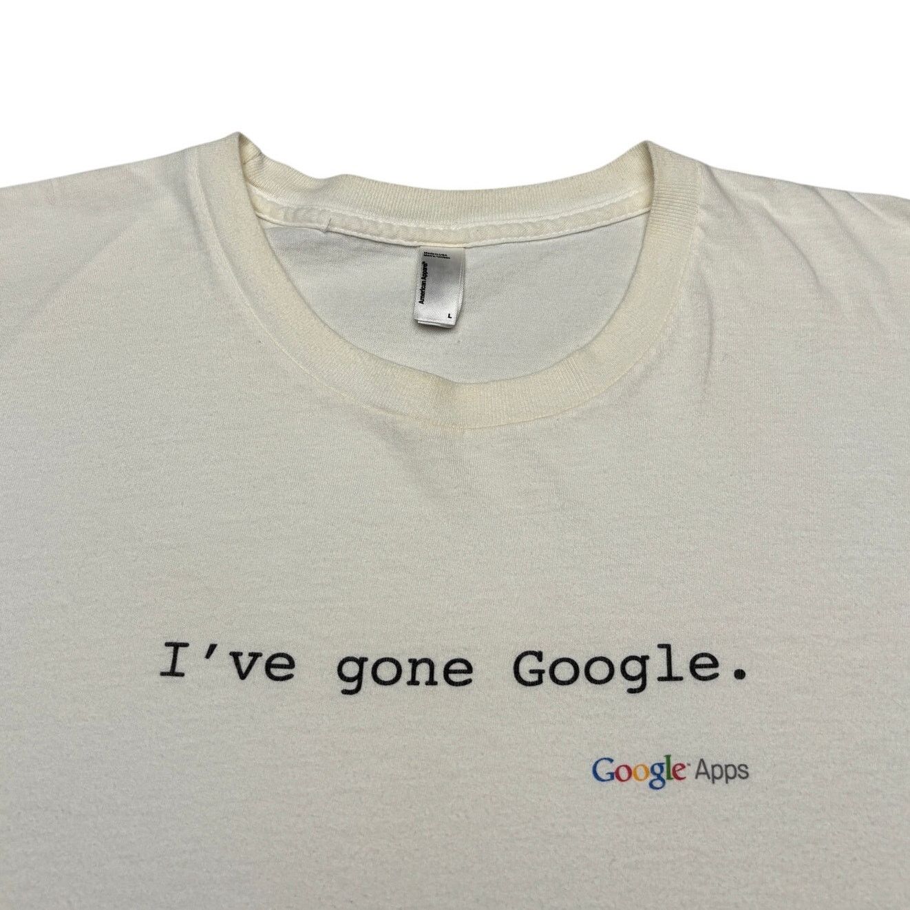 Vintage Vintage Google Tee Shirt Men's Large Y2k Google Apps Promo Size US L / EU 52-54 / 3 - 1 Thumbnail