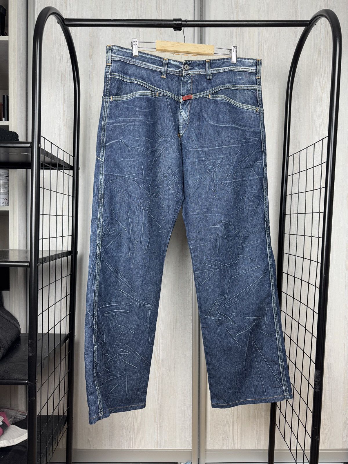 Marithe + Francois Girbaud Marithe Francois Girbaud vintage sk8 rap baggy denim jeans Size US 38 / EU 54 - 2 Thumbnail