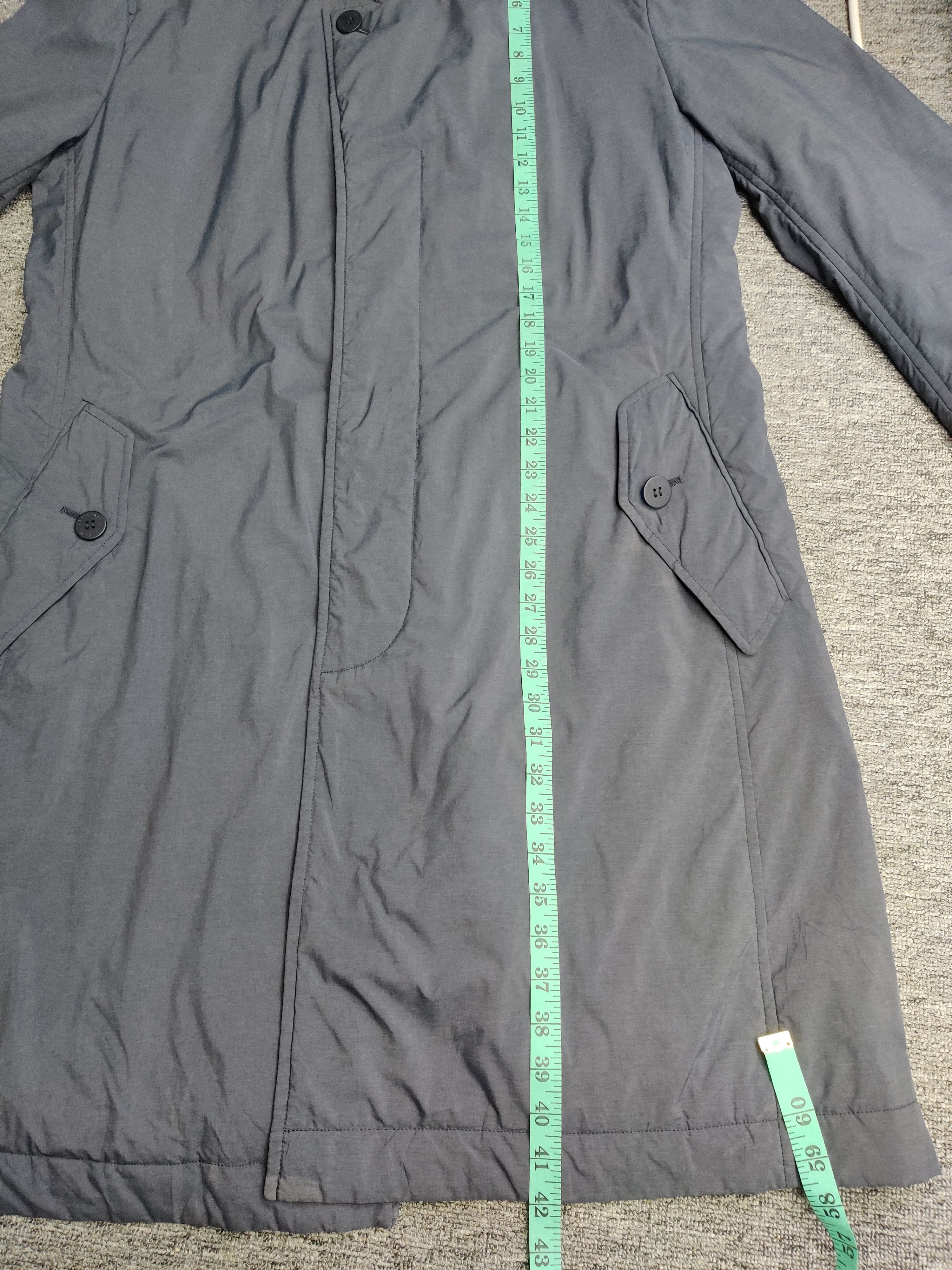 Issey Miyake Vintage 90s Issey Miyake Men Long Trench Coat Jacket Size US L / EU 52-54 / 3 - 16 Thumbnail