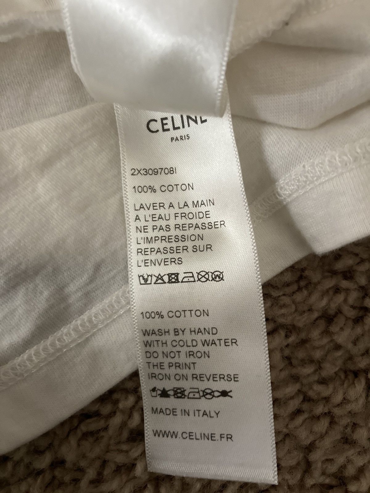Celine SS20 Celine David Kramer Ghost Round 70s Graphic Hedi Size US M / EU 48-50 / 2 - 9 Thumbnail
