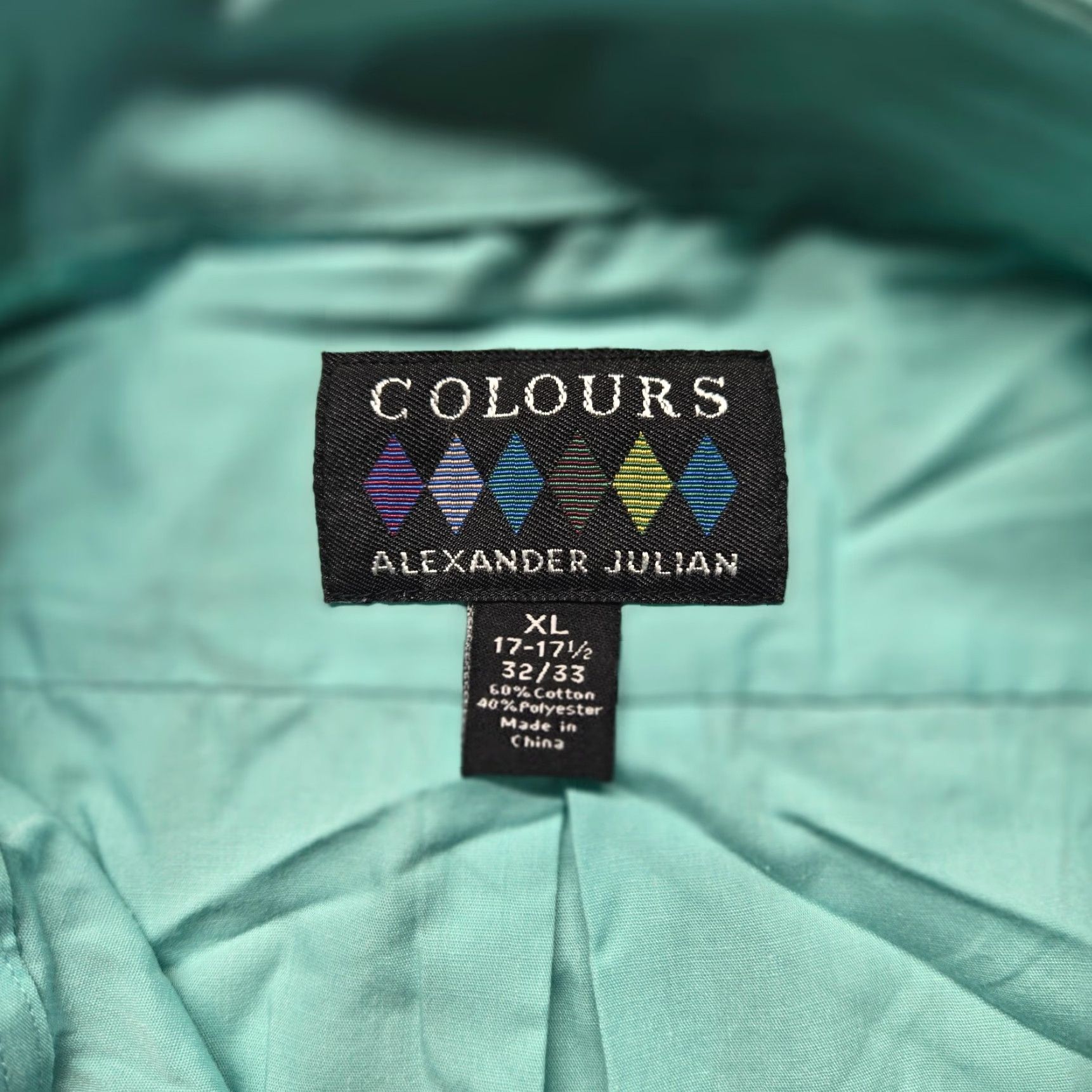 Alexander Julian Alexander Julian Colours Blue Long Sleeve Button-Up Shirt XL Adults Mens Size US XL / EU 56 / 4 - 3 Thumbnail