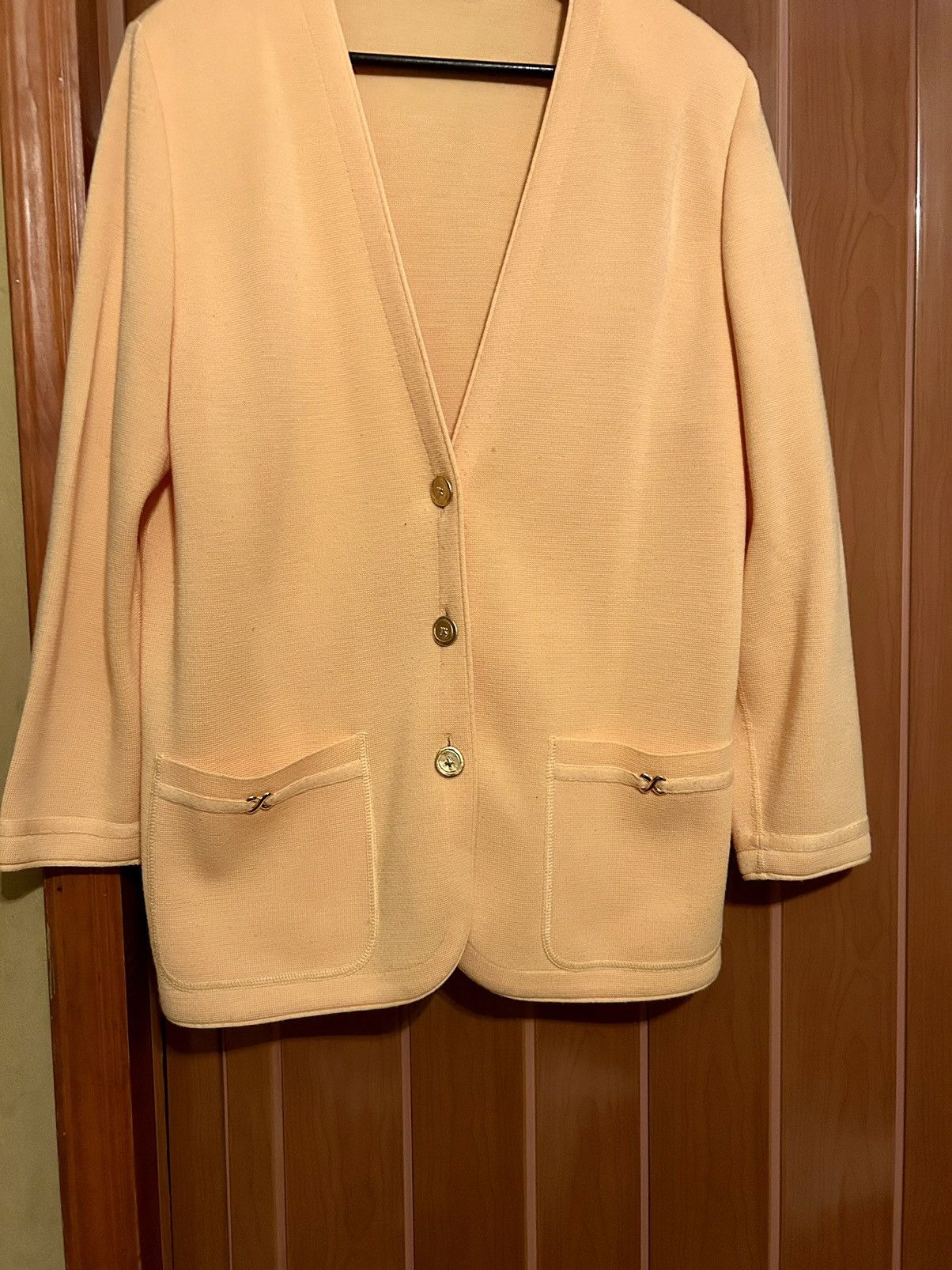 Vintage Devernois vintage sorbet peach suit Size XL / US 12-14 / IT 48-50 - 2 Thumbnail