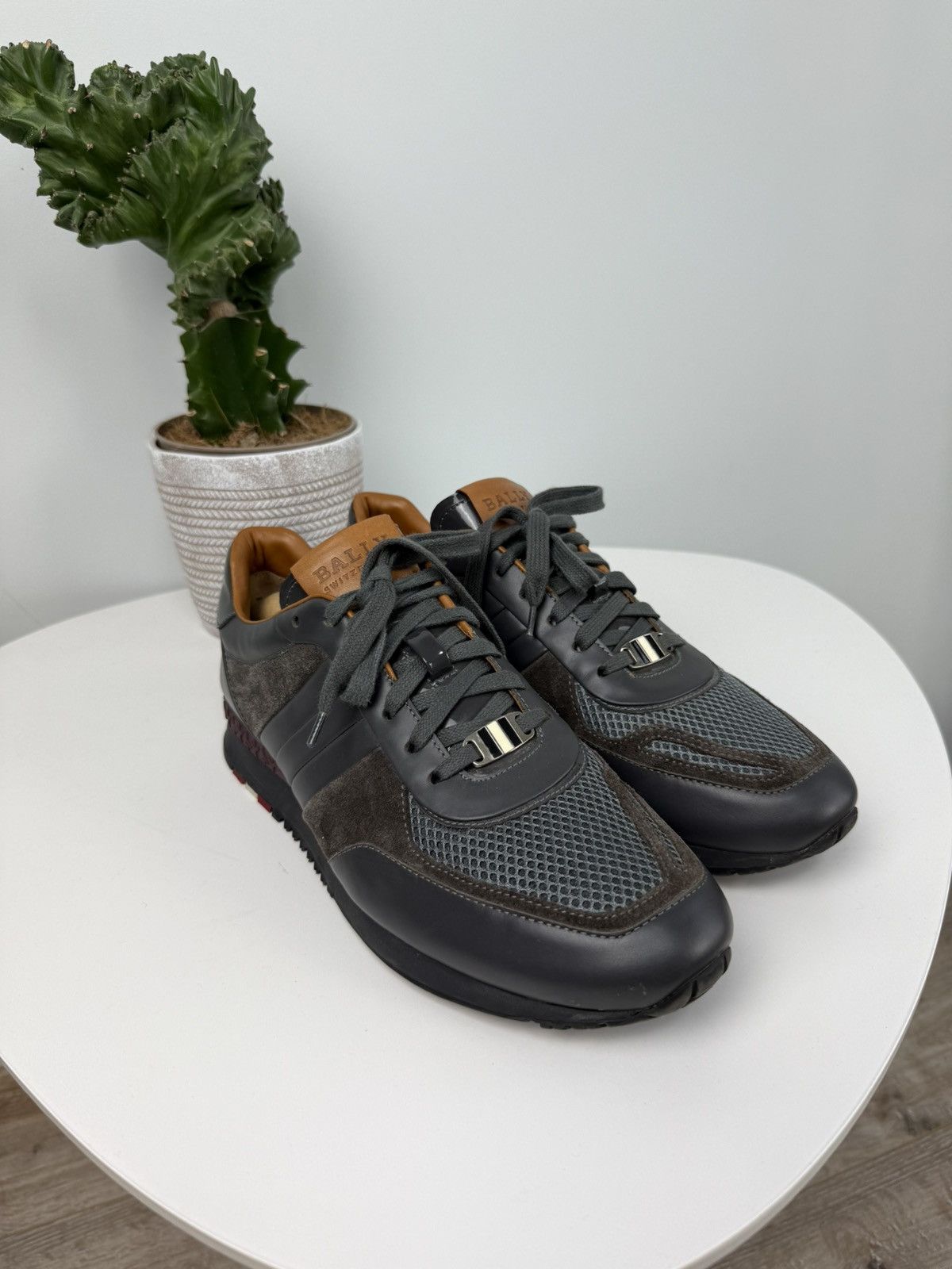 Bally Bally Ascar Sneackers Leather Suede Men Size US 9.5 / EU 42-43 - 6 Thumbnail
