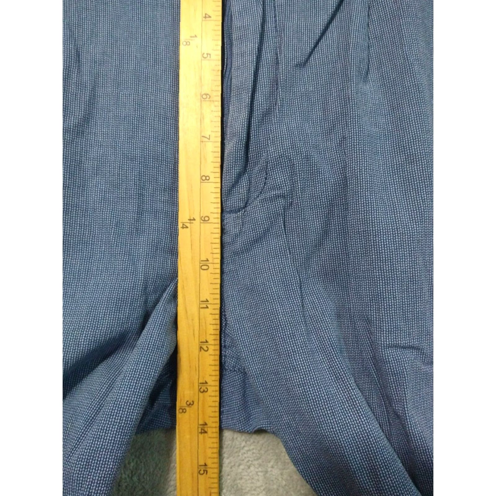 Banana Republic Banana Republic Pants Mens 31x24 Blue Relaxed Tapered Fit Pleated Front Chino Casual Workwear Mens Regular Waist 31 Inseam 24"} Size US 31 - 4 Thumbnail
