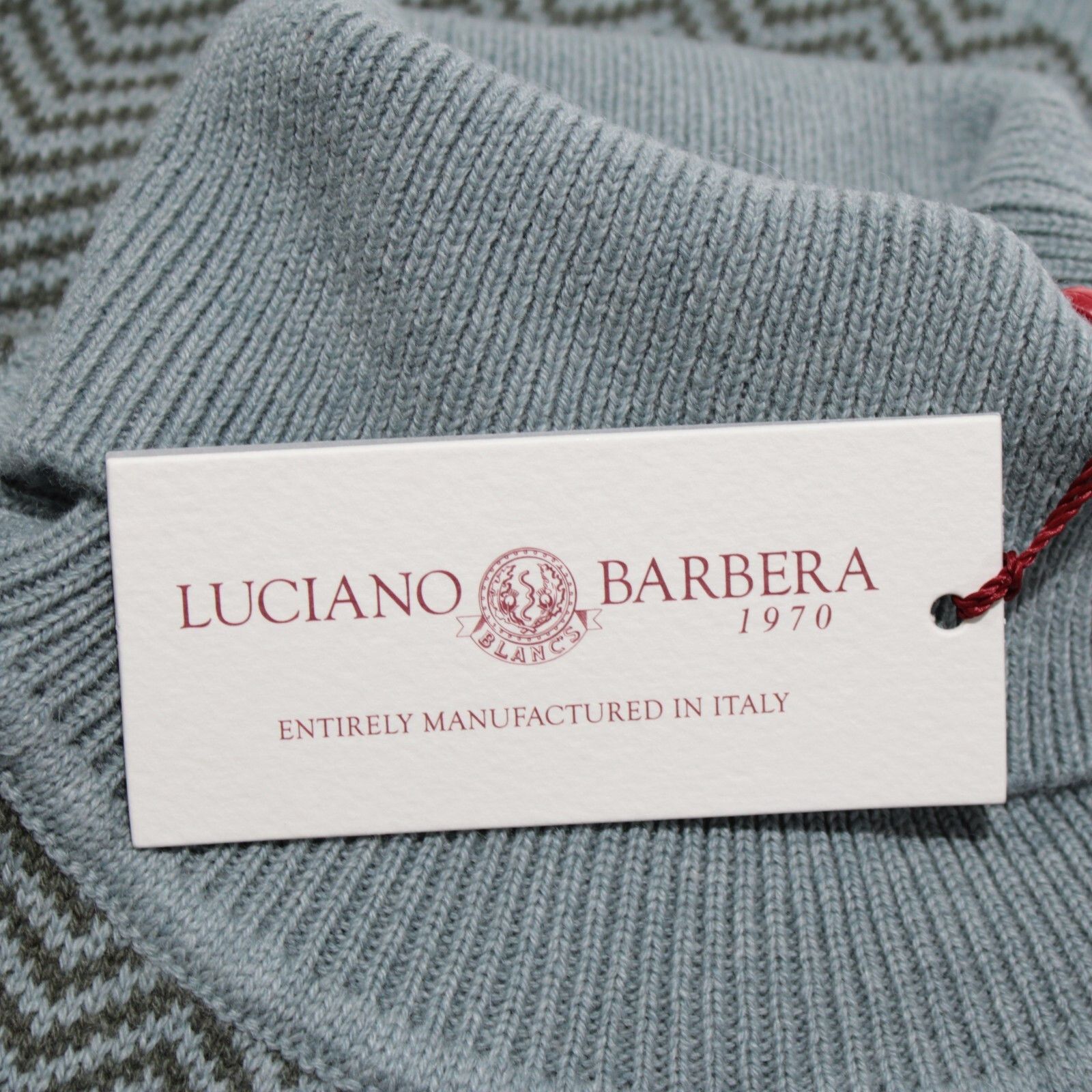Luciano Barbera Luciano Barbera Sweater Size US L in Blue Size US L / EU 52-54 / 3 - 2 Thumbnail