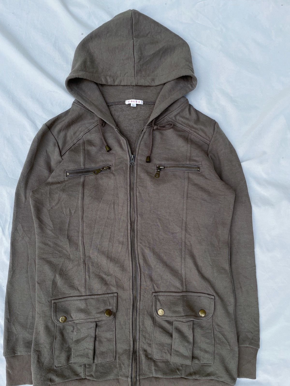 20471120 COLZA MULTI POCKET ZIP HOODIE Size US L / EU 52-54 / 3 - 6 Thumbnail