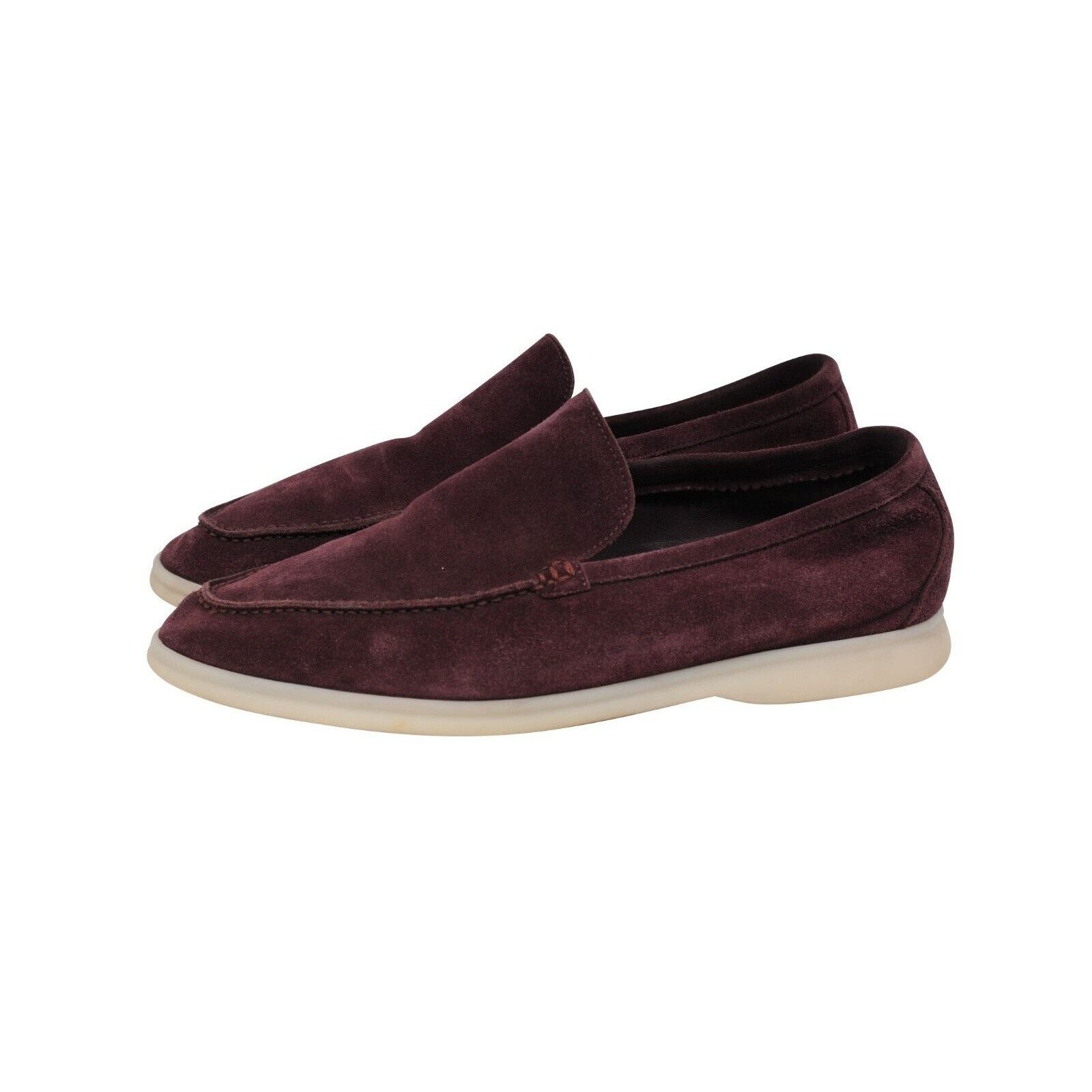 Loro Piana Burgundy Red Suede Summer Walk - 01919 Size US 8.5 / EU 41-42 - 4 Thumbnail