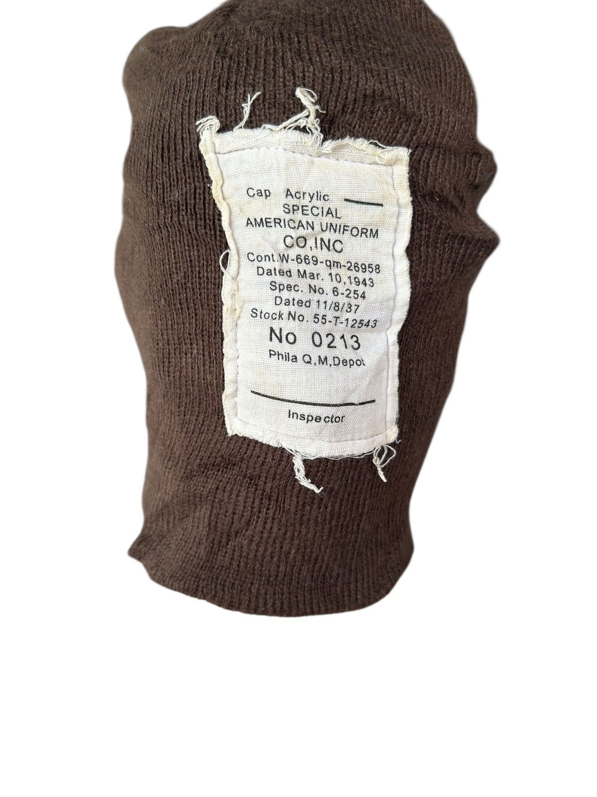 Japanese Brand × Kapital × Vintage Distressed American Uniform Beanie Hats Size ONE SIZE - 2 Thumbnail