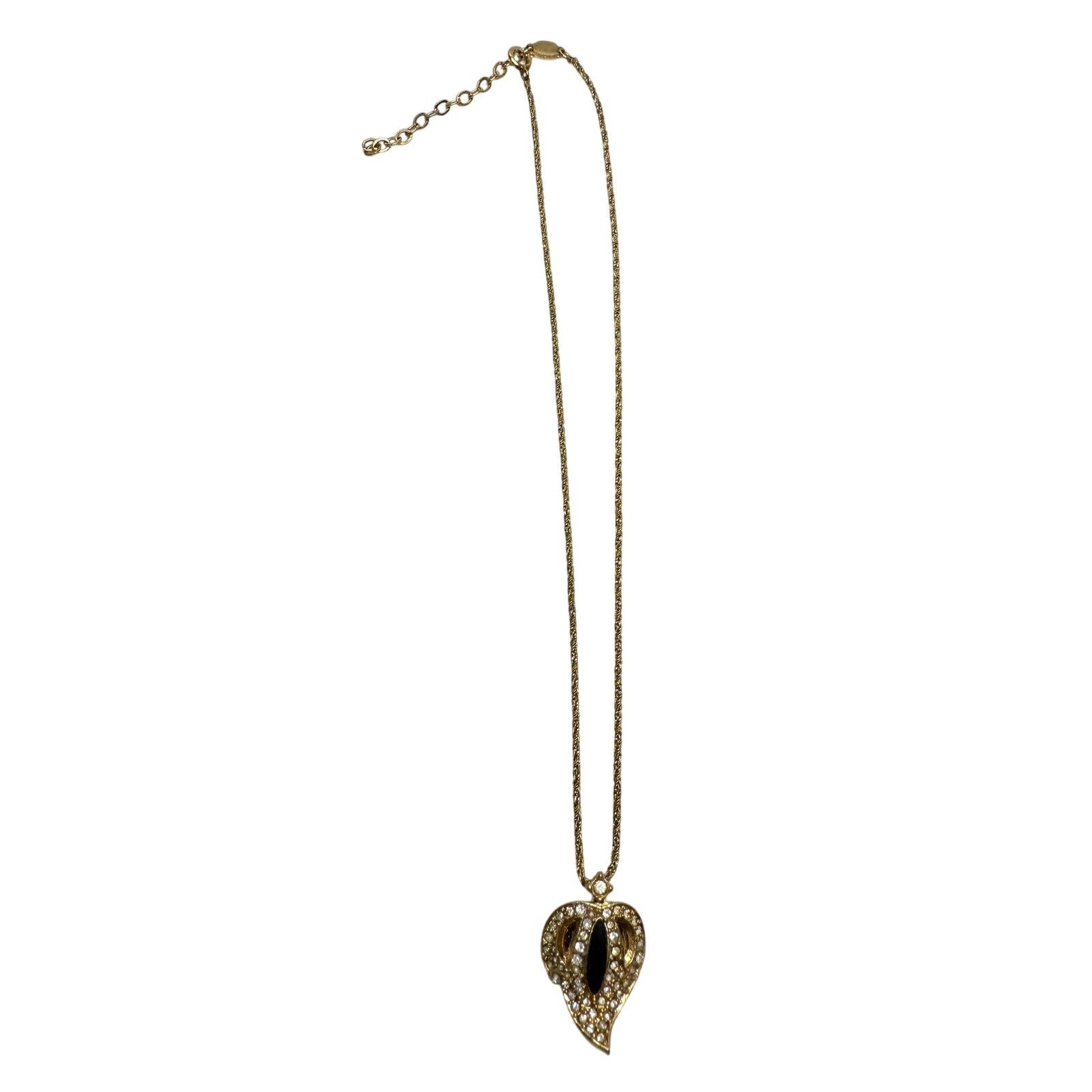 Dior Christian Dior Germany Vintage Gold-Plated Leaf Necklace Size ONE SIZE - 5 Thumbnail