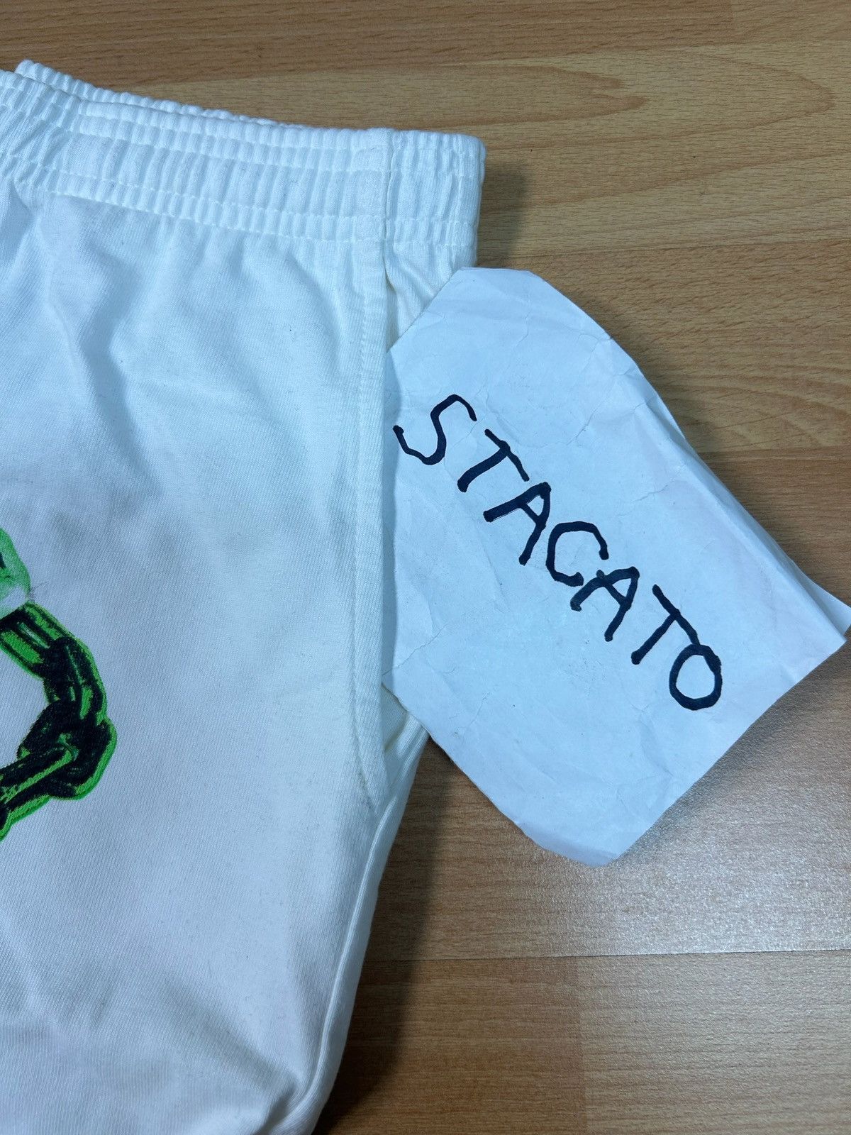 Other Fiction Y2K Chain Shorts White/Green Size US 30 / EU 46 - 6 Thumbnail