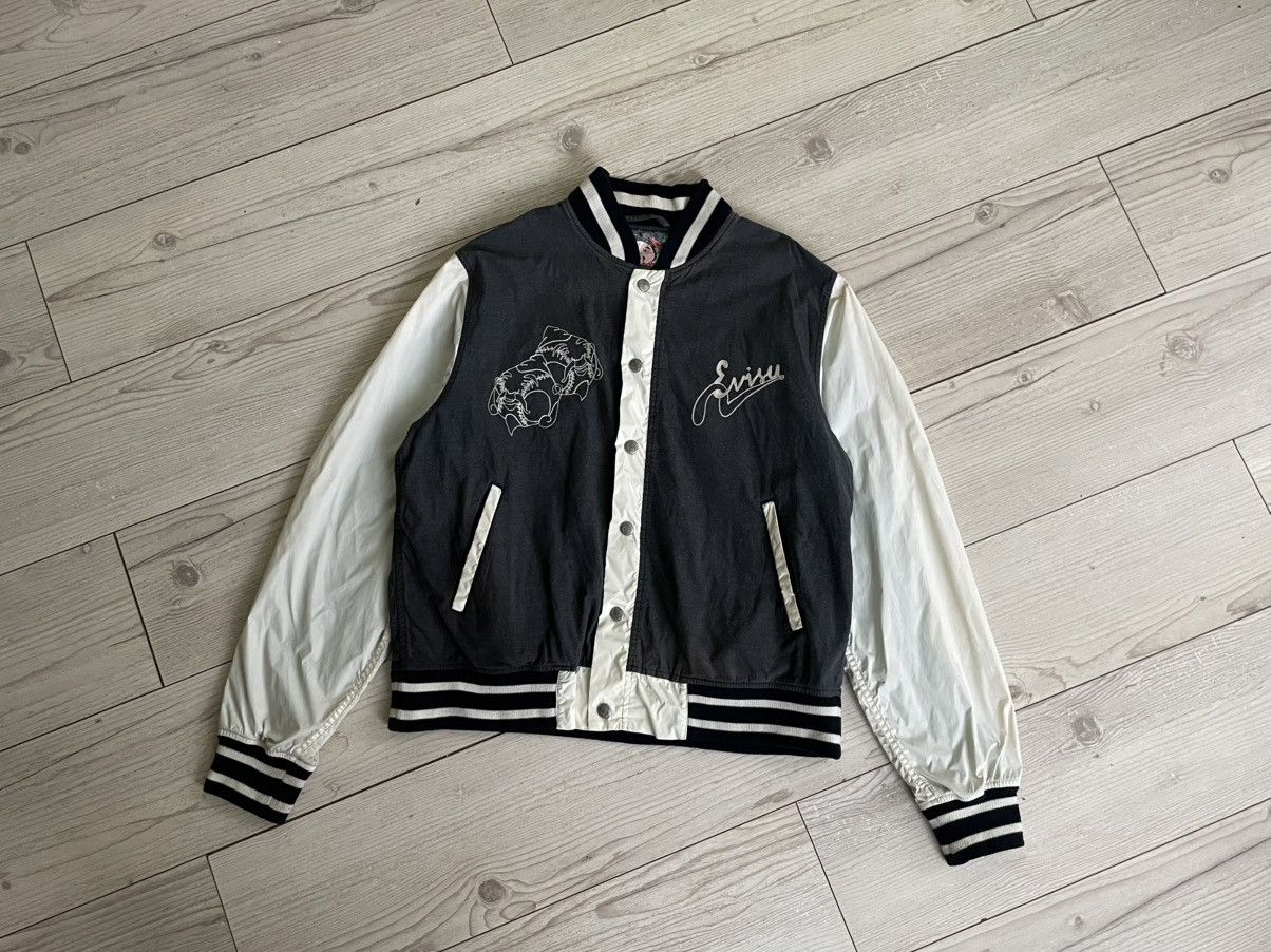 Evisu × Japanese Brand × Vintage Evisu Bomber Jacket Size US L / EU 52-54 / 3 - 5 Thumbnail