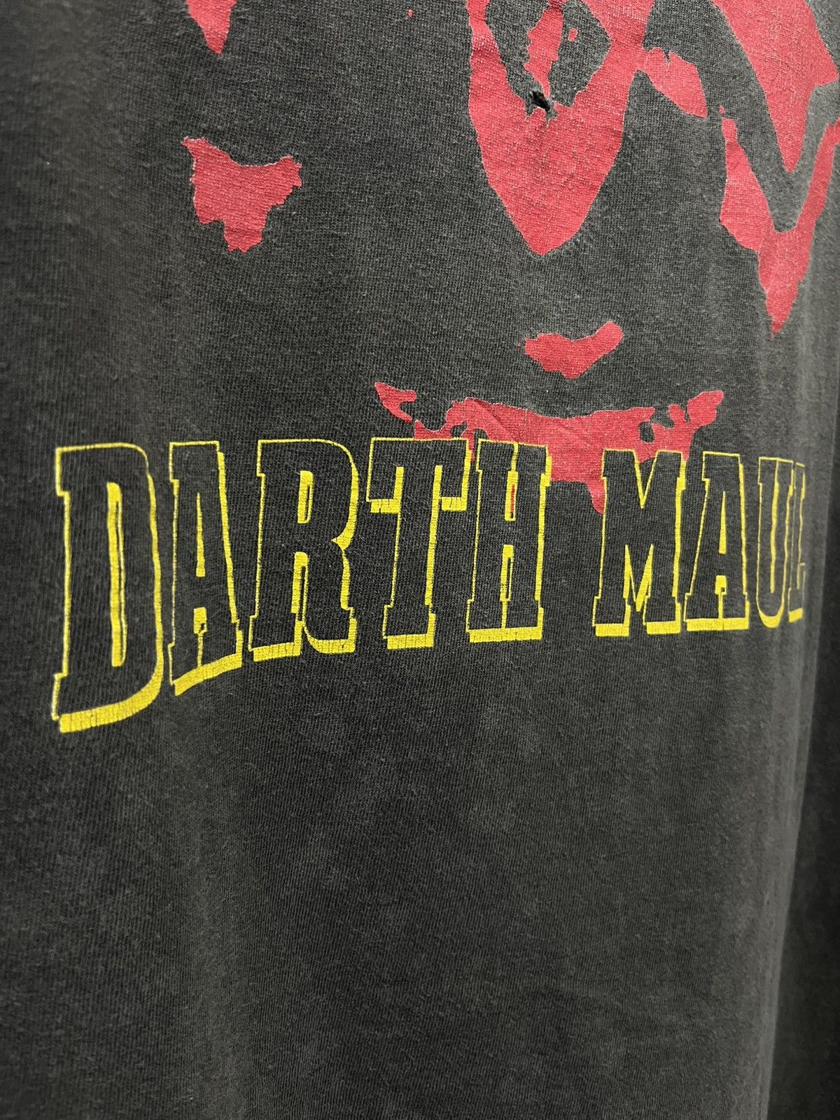 Star Wars Vintage 90s Star Wars Darth Maul Distressed Fade XL Tee Size US XL / EU 56 / 4 - 6 Thumbnail
