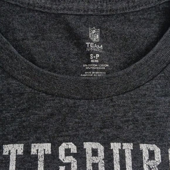 NFL NFL Pittsburgh Steelers T Shirt Gray Graphic Print Size S Size US S / EU 44-46 / 1 - 3 Thumbnail