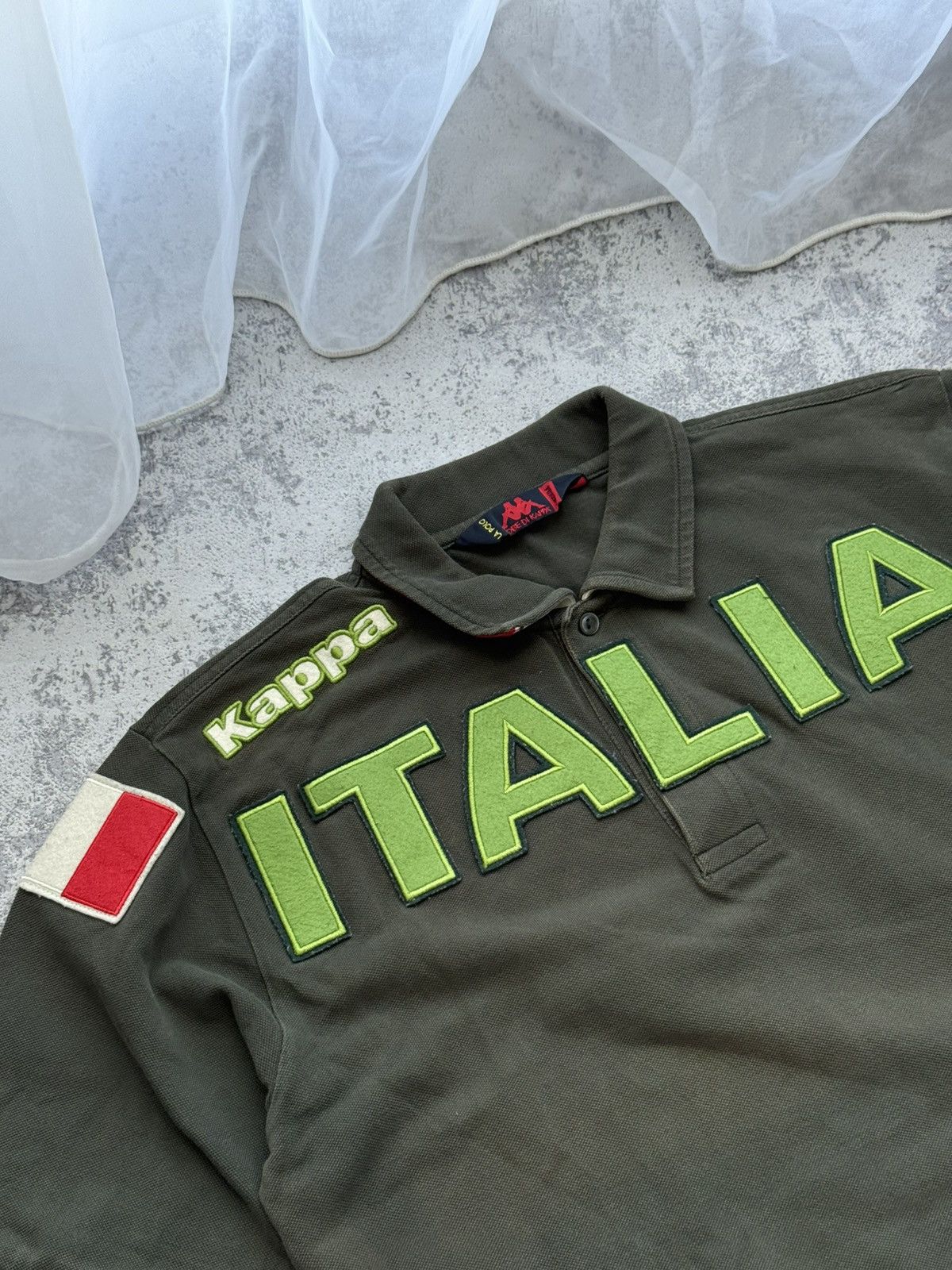 Kappa Vintage Italia Rugby Kappa Polo T-Shirt Size US M / EU 48-50 / 2 - 2 Thumbnail