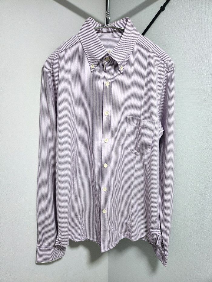 Golden Goose golden goose 퍼플 스트라이프 버튼다운 셔츠 Size S / US 4 / IT 40 - 1 Thumbnail