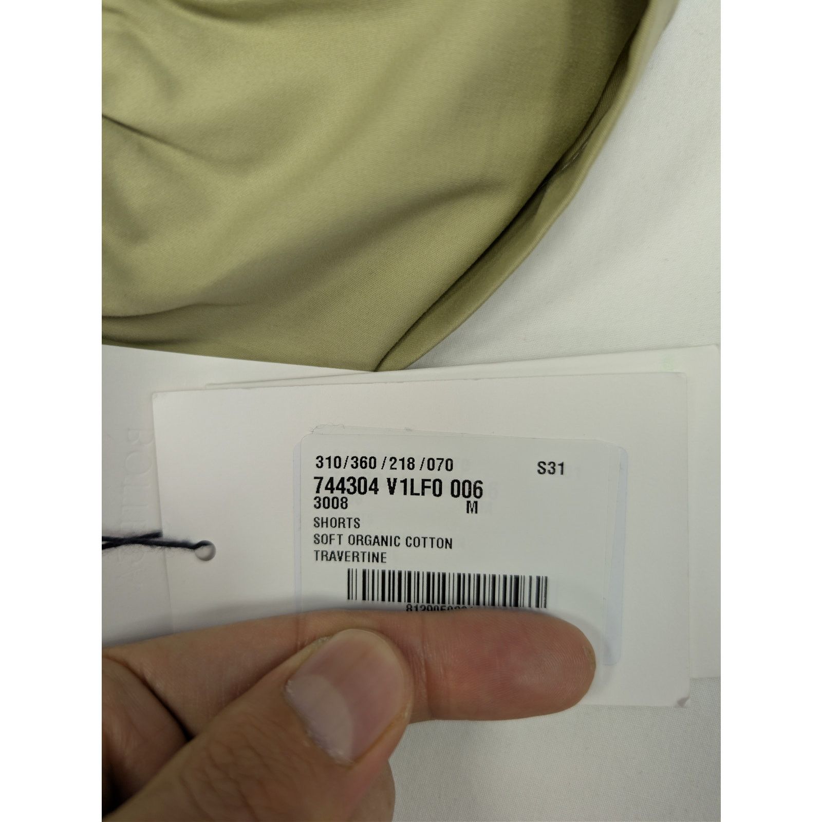 Bottega Veneta o1rshd1 Soft Organic Cotton Shorts in Travertine Size US 32 / EU 48 - 18 Thumbnail