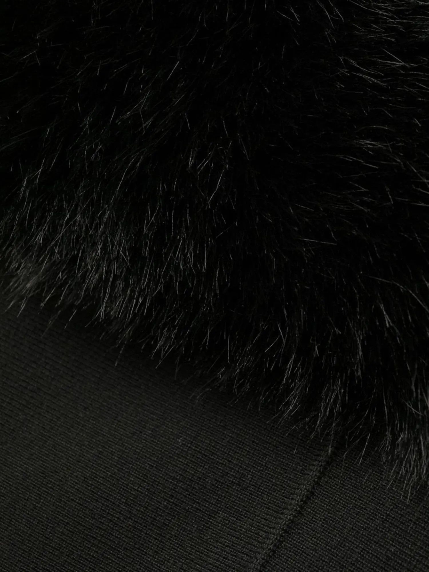 Saint Laurent Paris o1s1wg110924 Strapless Dress in Wool in Black Size XL / US 12-14 / IT 48-50 - 7 Thumbnail