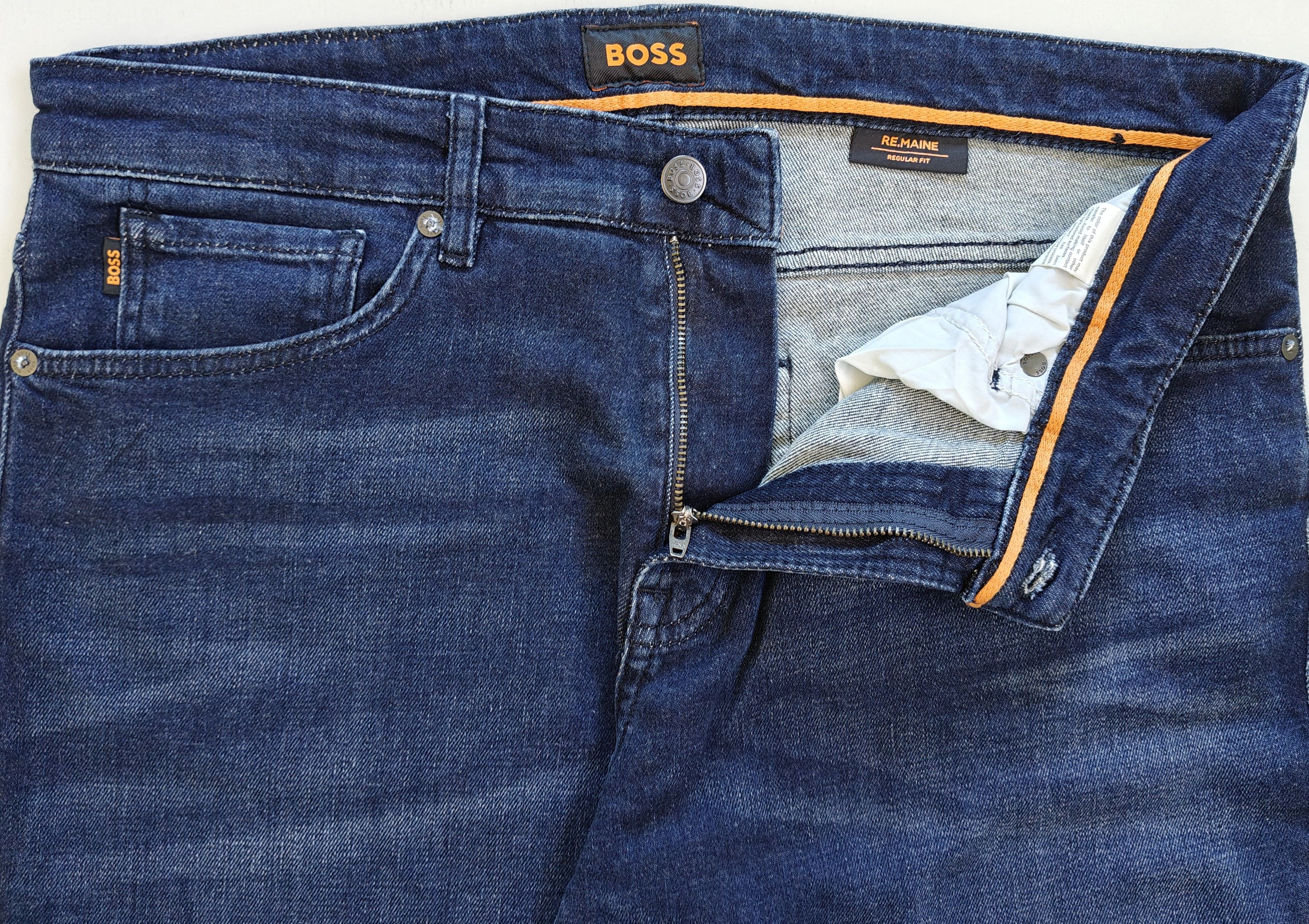 Hugo Boss HUGO BOSS RE.MAINE Regular fit Jeans Free Shipping T/6109 Size US 33 - 10 Thumbnail