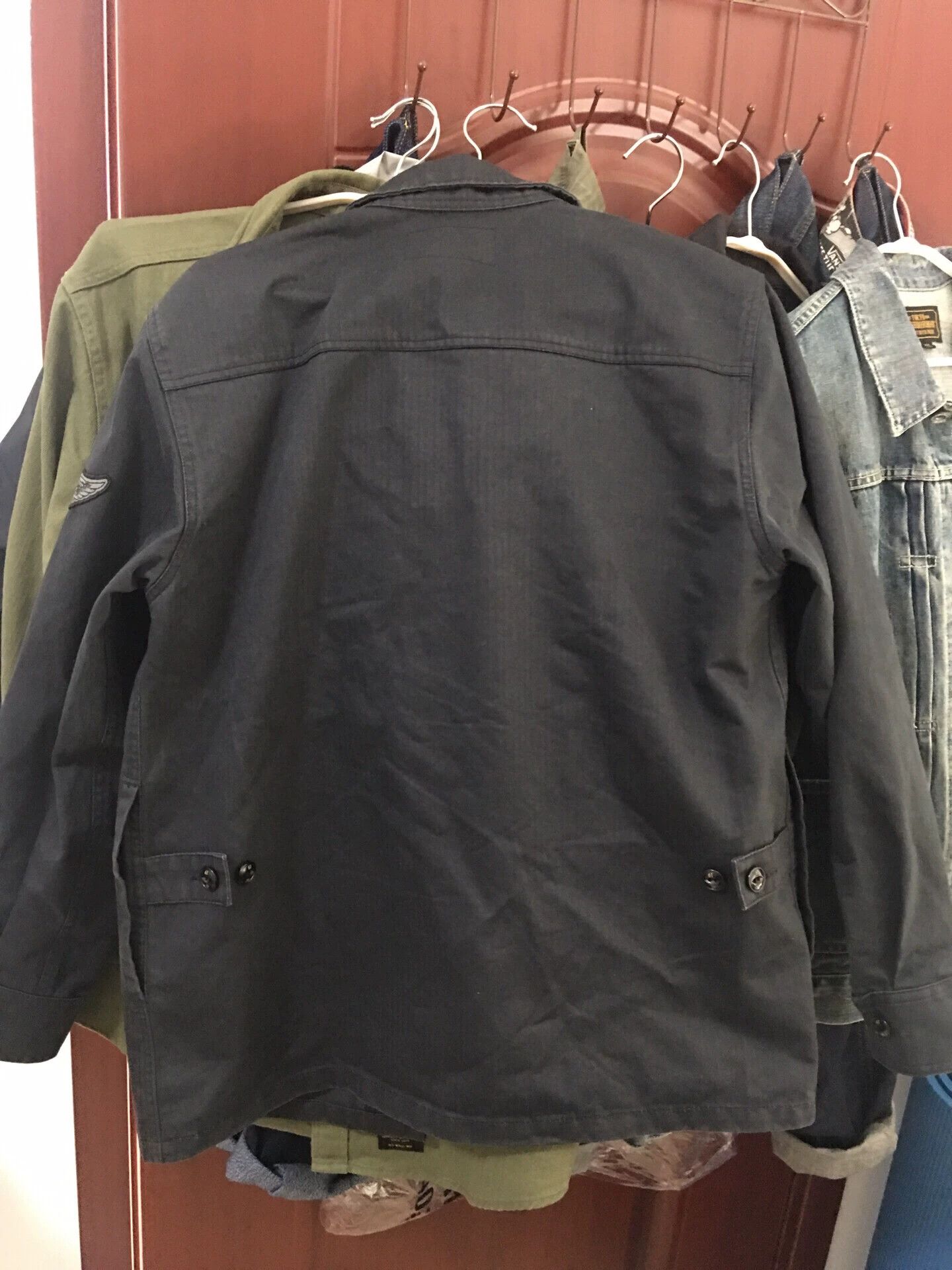 Neighborhood Neighborhood 2-Pocket Carbon Black Washed L Jacket (Rare) Size US L / EU 52-54 / 3 - 2 Thumbnail