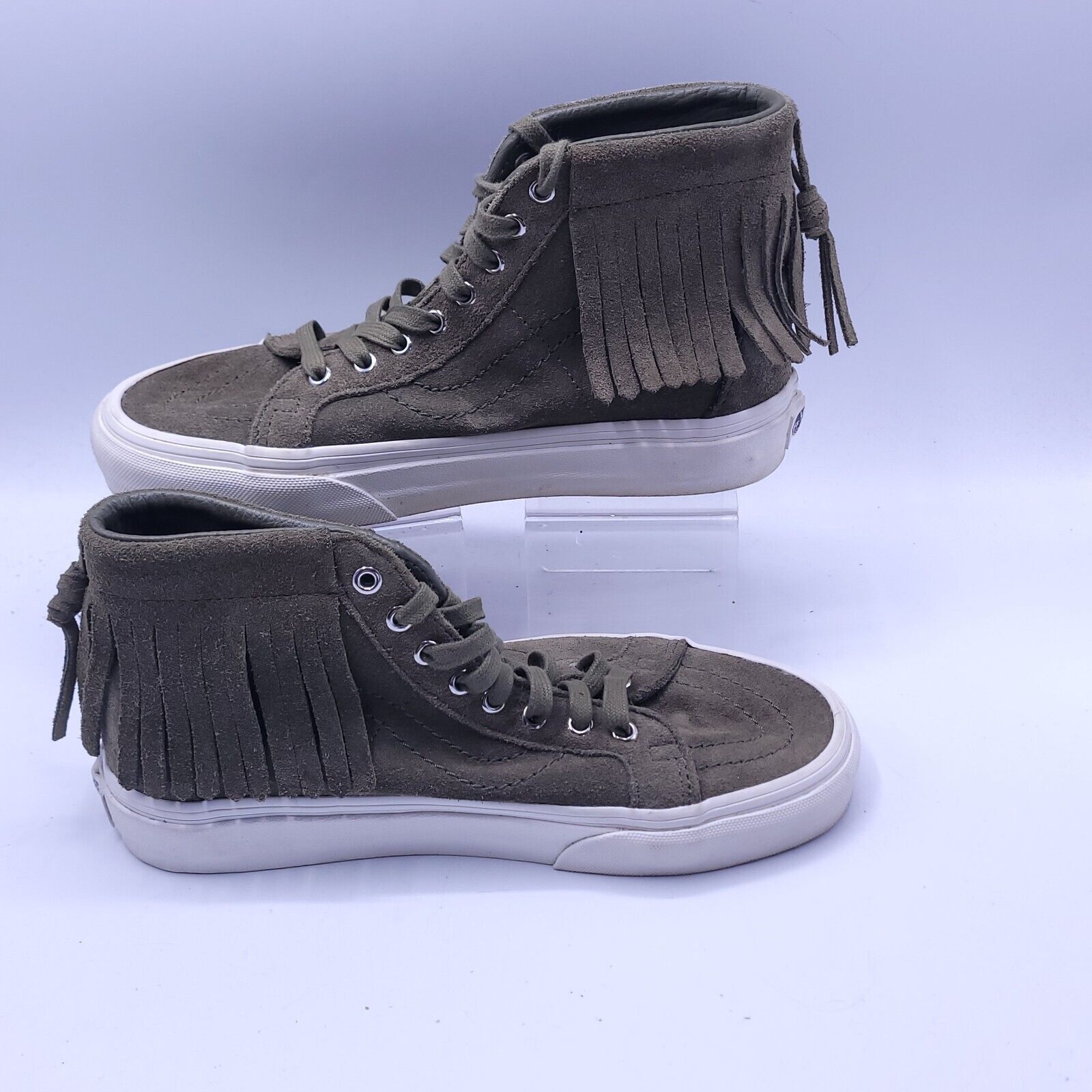 Vans Vans Off the Wall Shoe Womens Size 6 Mens 4.5 721277 Green Size US 6 / IT 36 - 5 Thumbnail