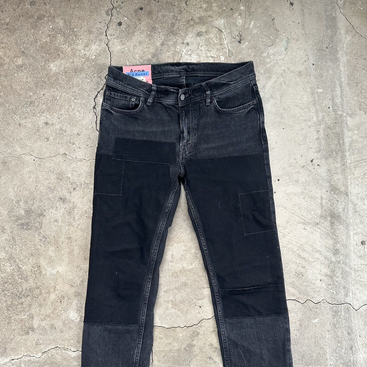Acne Studios Acne Studios River Black Patch Denim Jeans Size US 31 - 4 Thumbnail