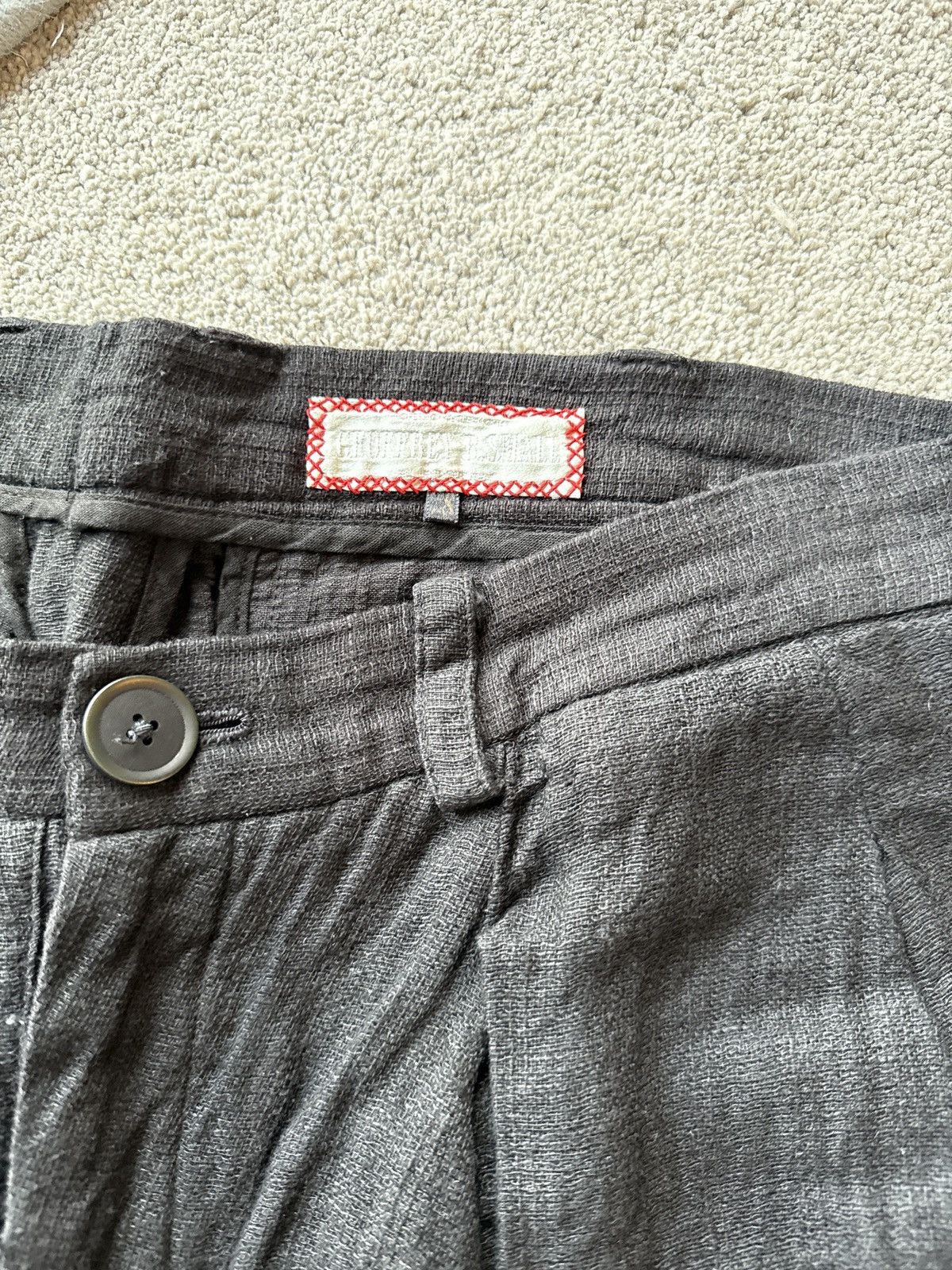 Geoffrey B. Small Linen Volume Trousers Size US 34 / EU 50 - 2 Thumbnail