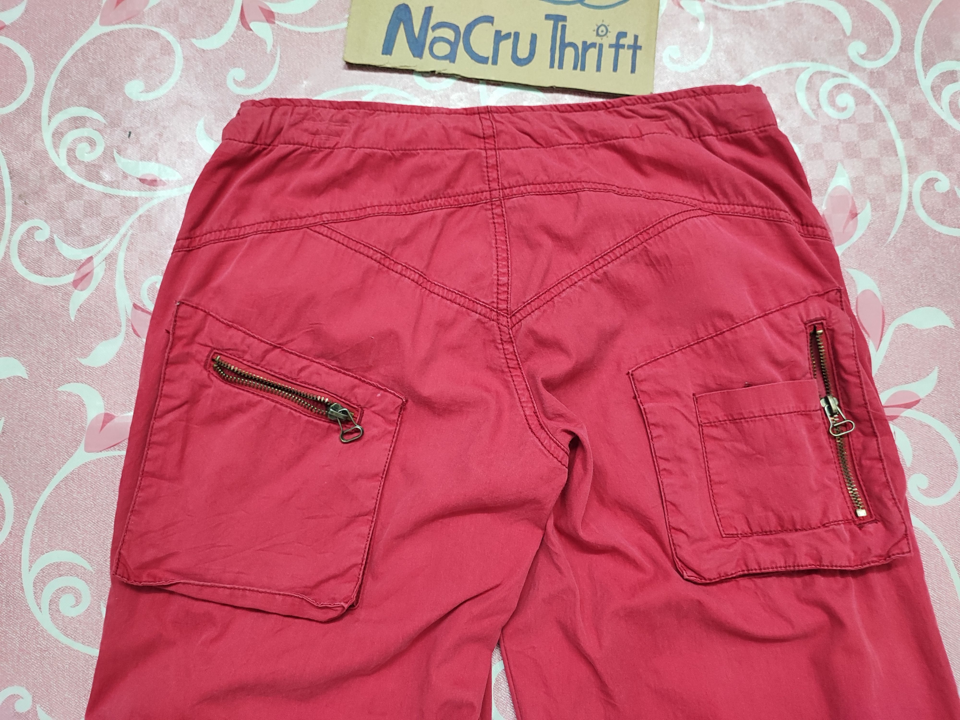 If Six Was Nine Cargo Pant Multipocket Red by Periscope 28 Size US 28 / EU 44 - 6 Thumbnail