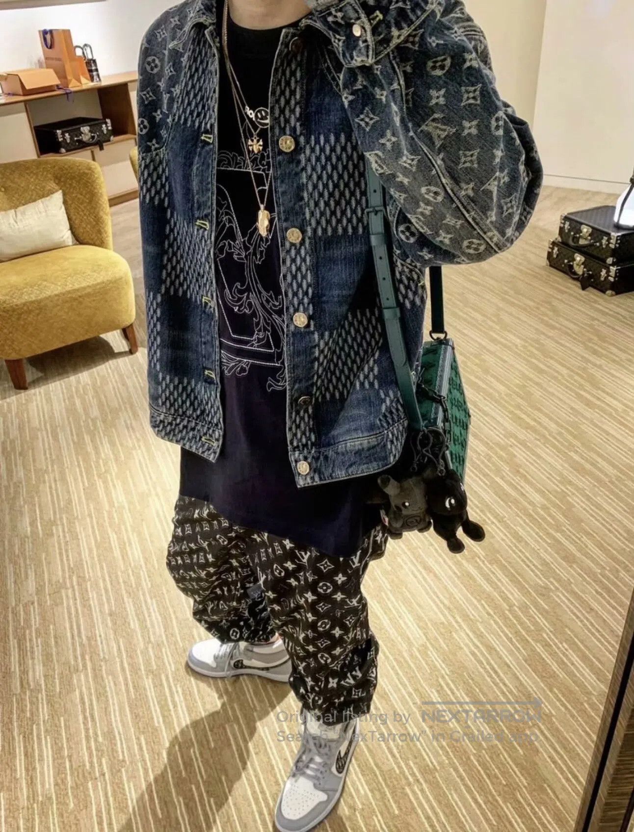 Louis Vuitton Louis Vuitton Blue old logo denim jacket| Size US M / EU 48-50 / 2 - 7 Thumbnail