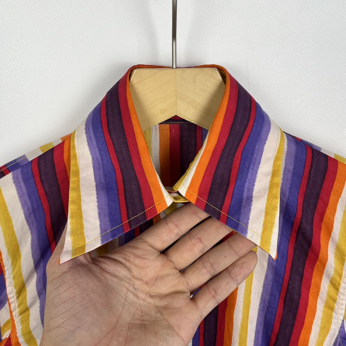 Etro Ladies Etro Milano stripped long sleeve button up Shirt Size XS / US 0-2 / IT 36-38 - 6 Thumbnail
