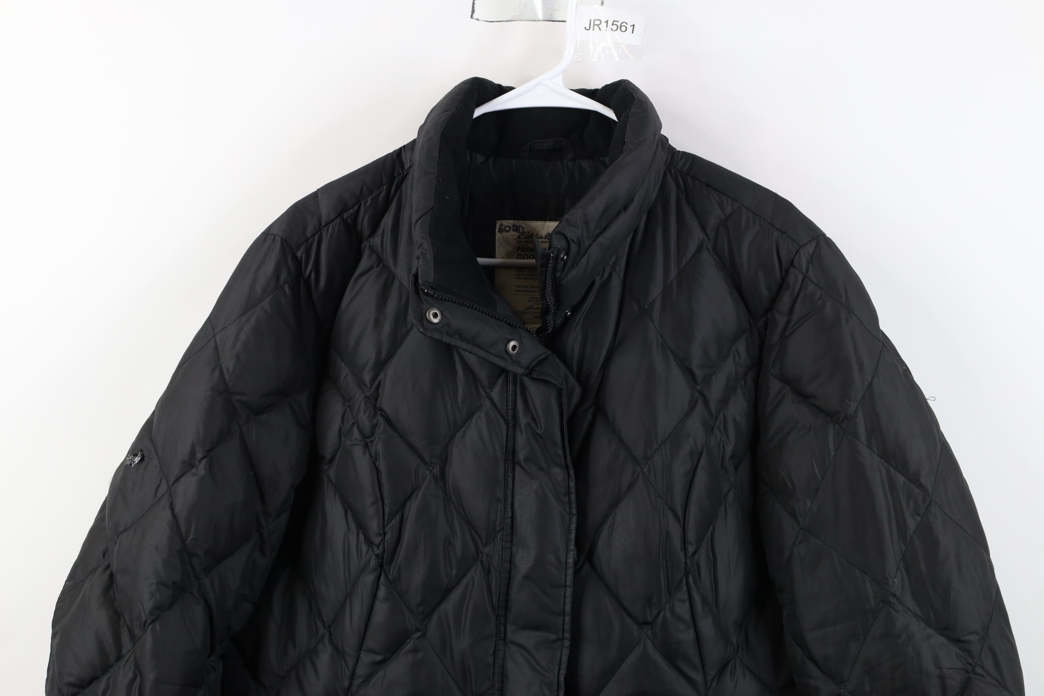 Eddie Bauer Vintage Eddie Bauer Goose Down Quilted Puffer Jacket Black Size XL / US 12-14 / IT 48-50 - 2 Thumbnail