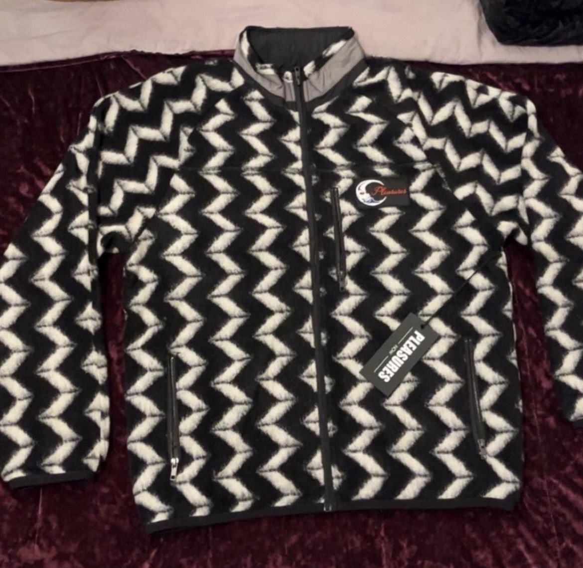 Pleasures Pleasures Drifter Fuzzy Jacket Size US L / EU 52-54 / 3 - 1 Thumbnail