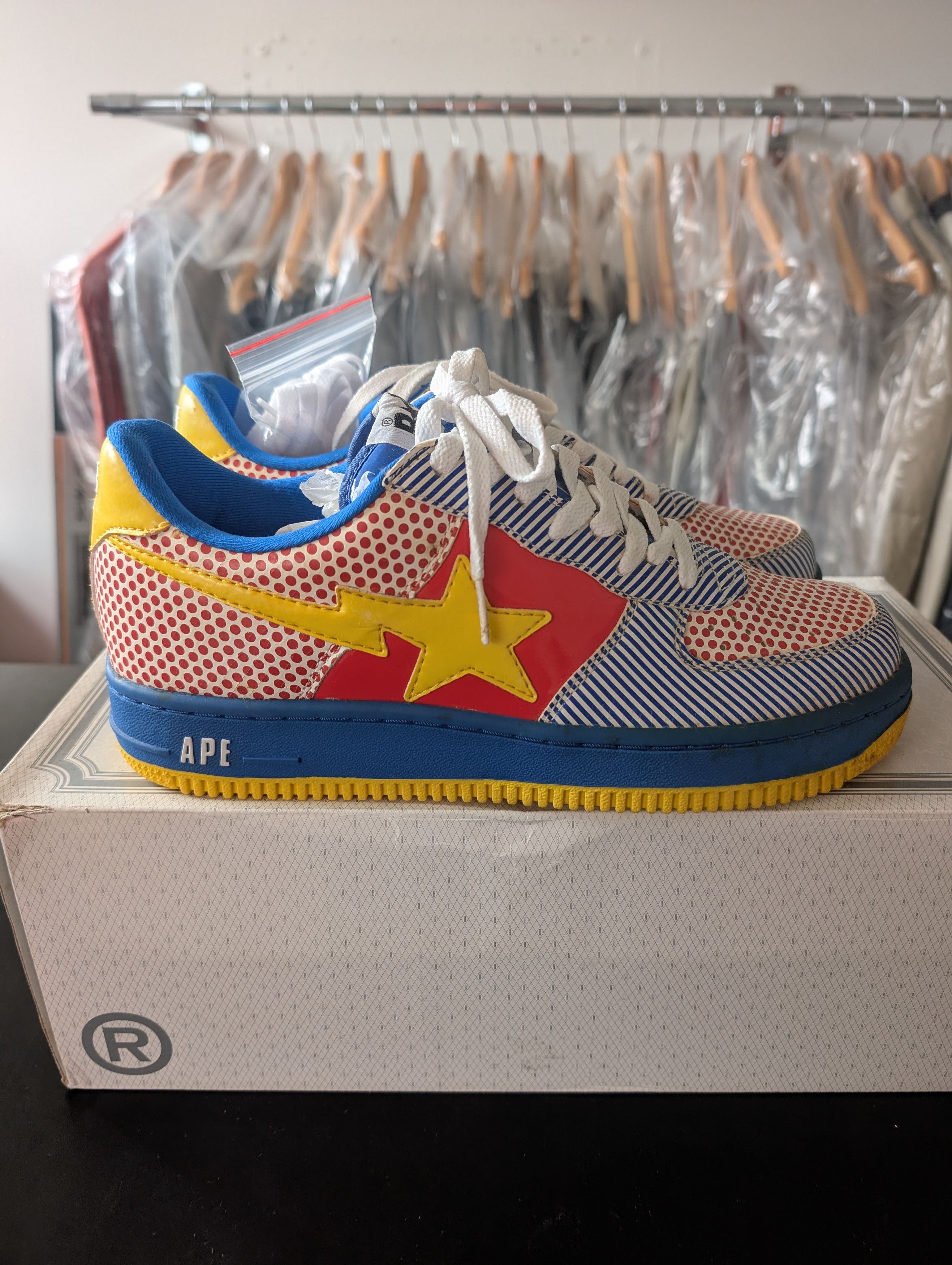 Bape Bape Bapesta 2007FS-001 Brand New Size US 9.5 / EU 42-43 - 3 Thumbnail