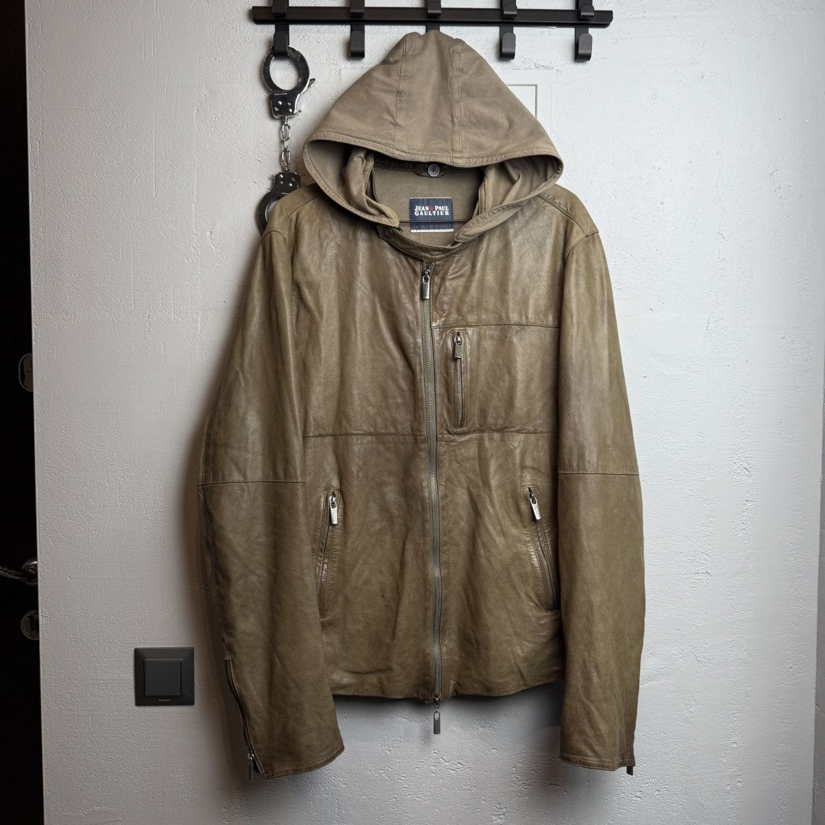Vintage Jean Paul Gaultier Leather Avant Garde Jacket