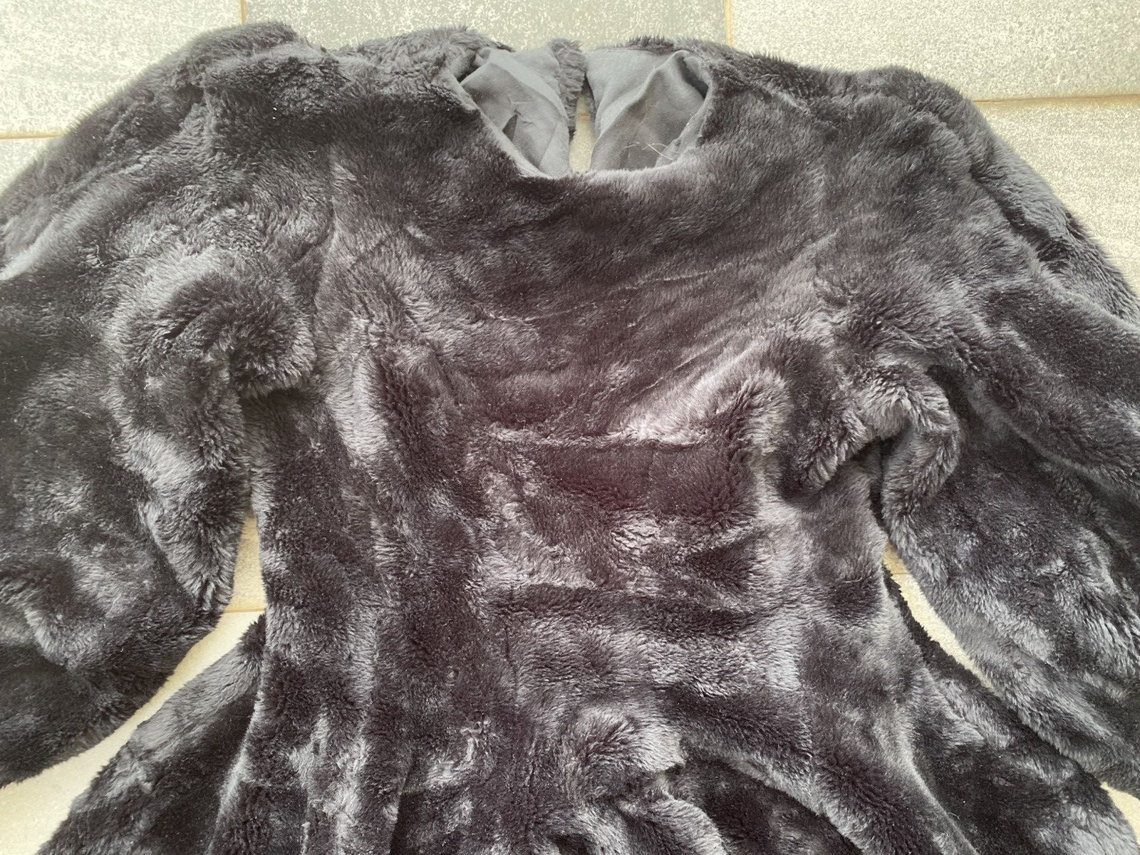 Tsumori Chisato Rare 🔥 Tsumori Chisato Issey Miyake Faux Fur Mini Dress Size S / US 4 / IT 40 - 3 Thumbnail